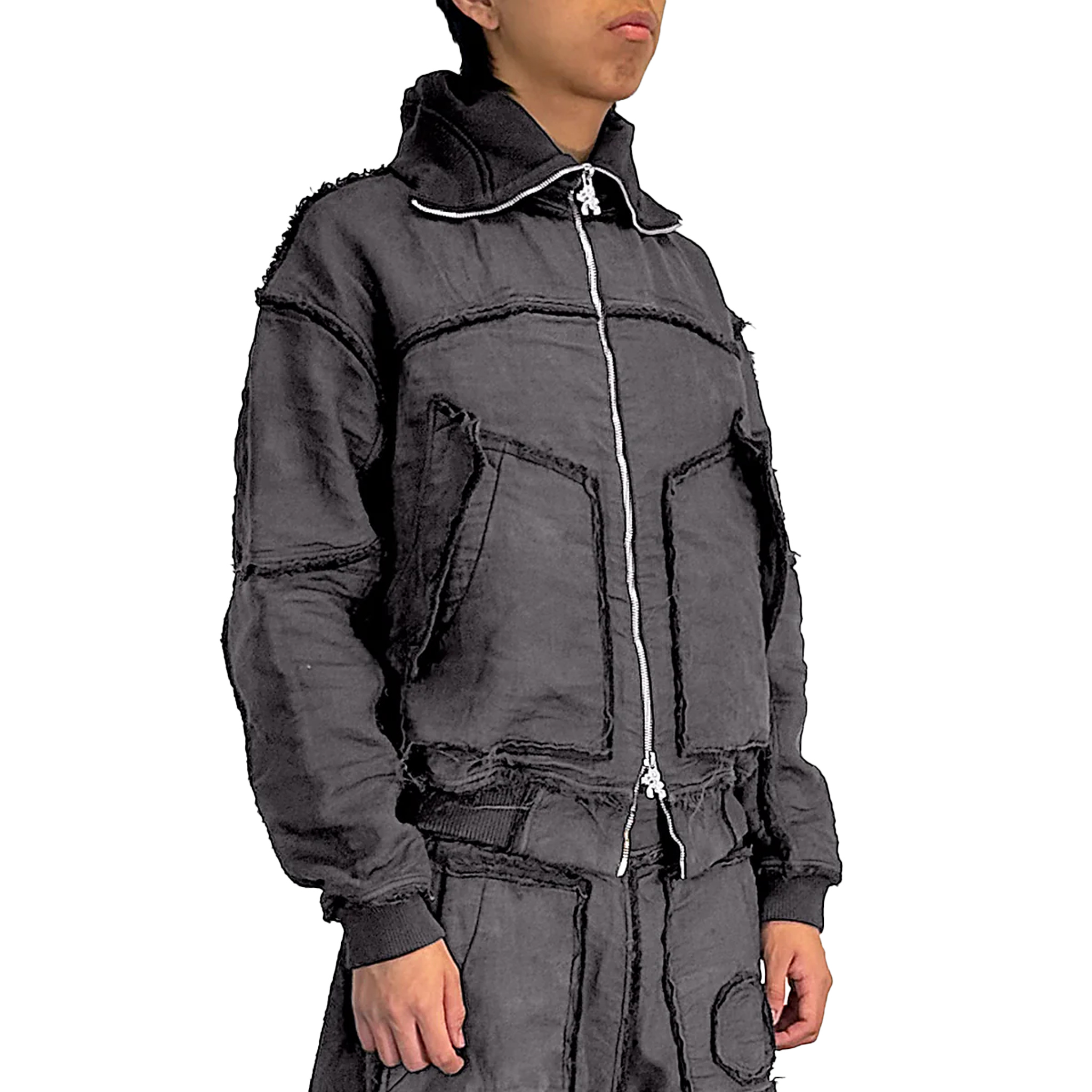 Mourning army hoodie - cool grey