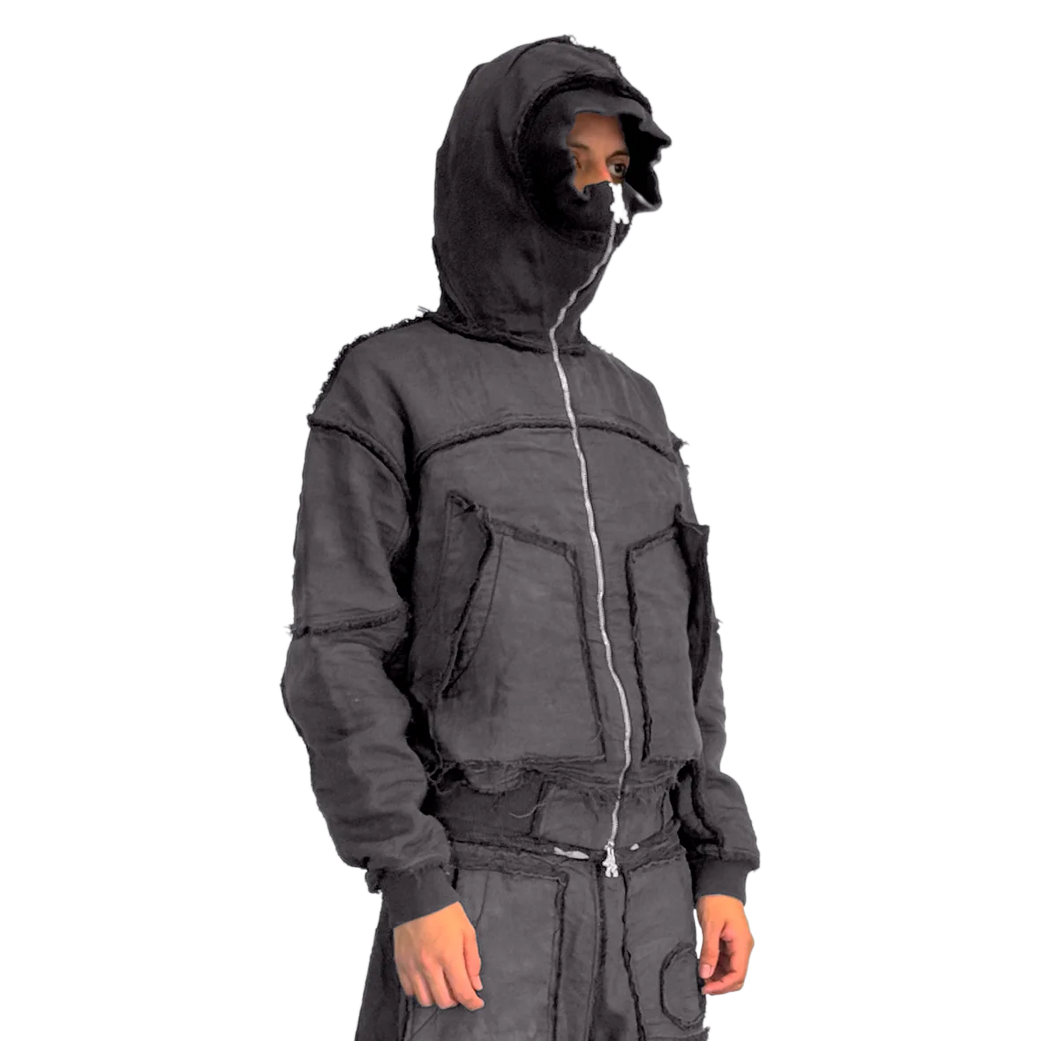 Mourning army hoodie - cool grey