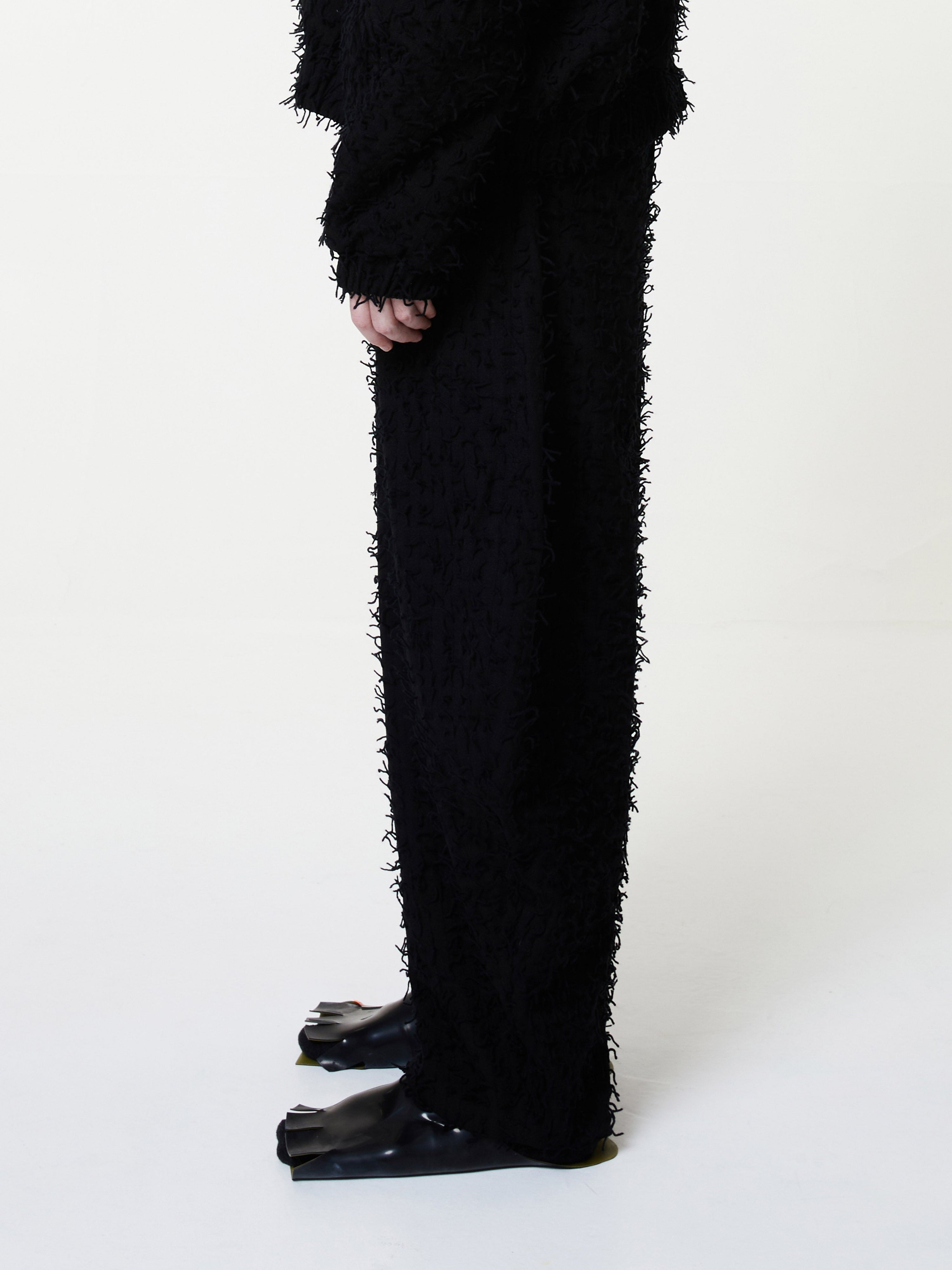 Black sprinkled trousers | limo fit