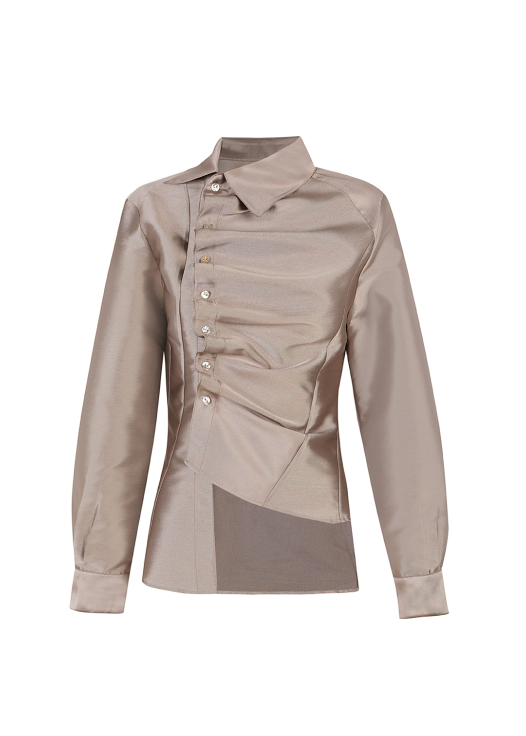 Camisa reparto champagne gótica metálica