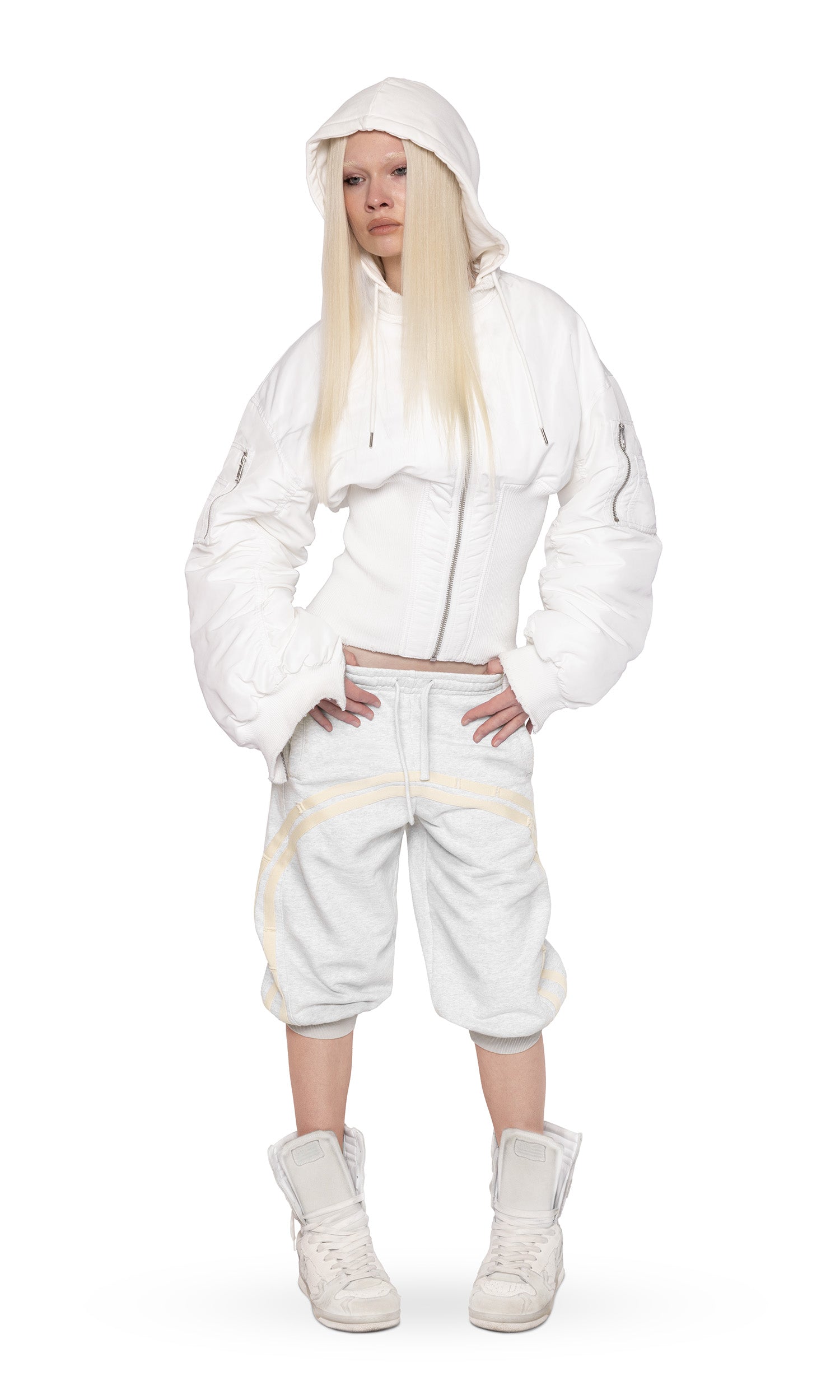 Track capri sweatpants