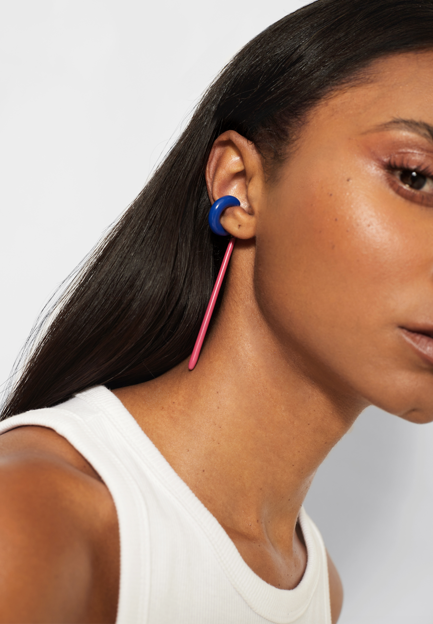 Charlotte ear-cuff color & bar color