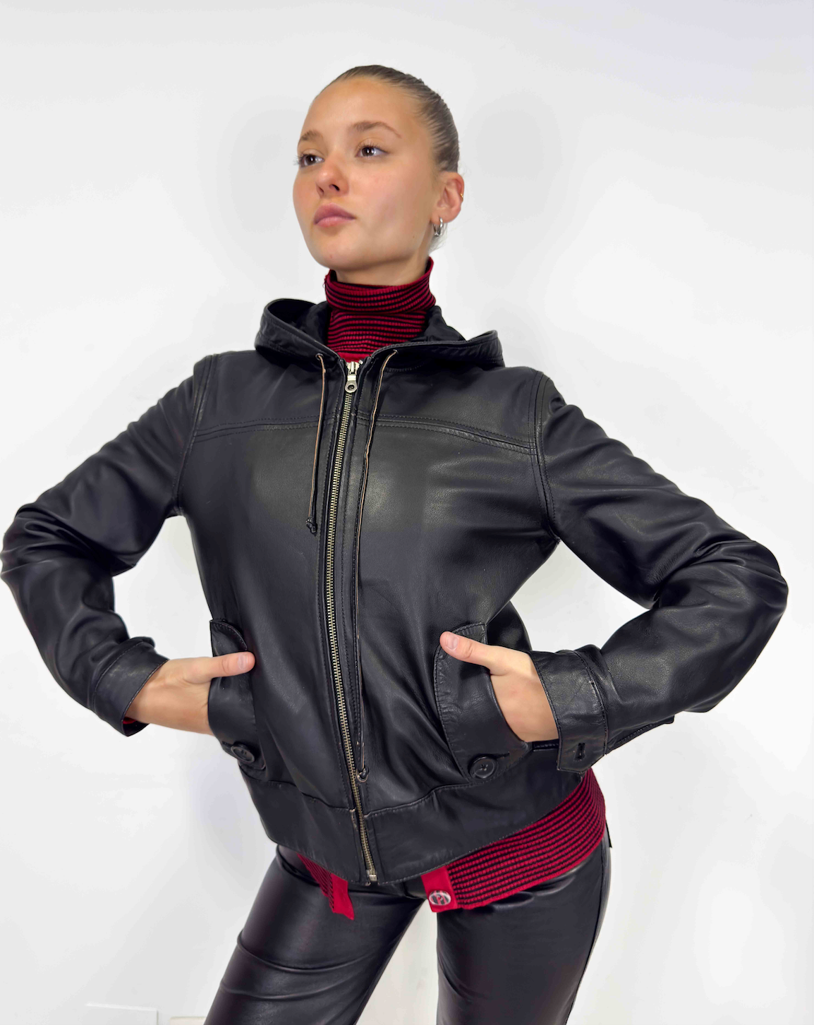 The aaliyah leather jacket