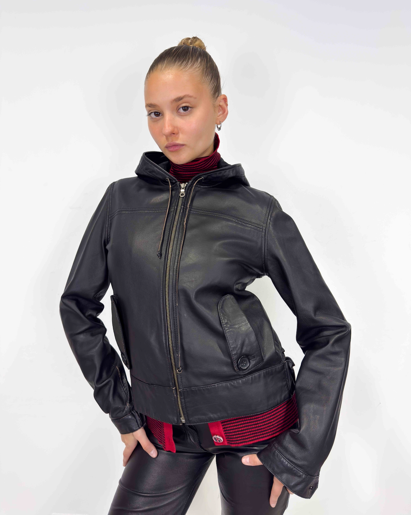 The aaliyah leather jacket