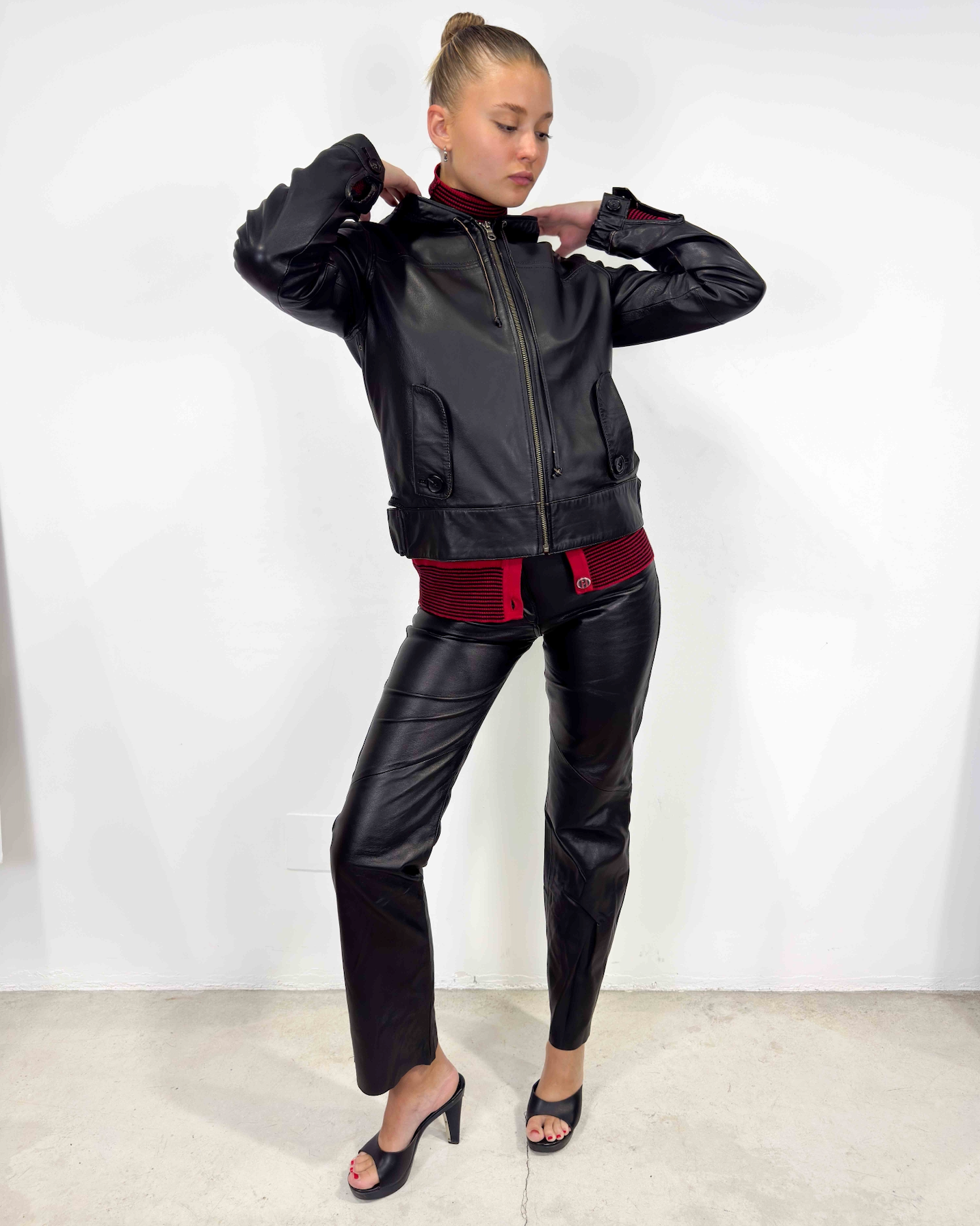 The aaliyah leather jacket