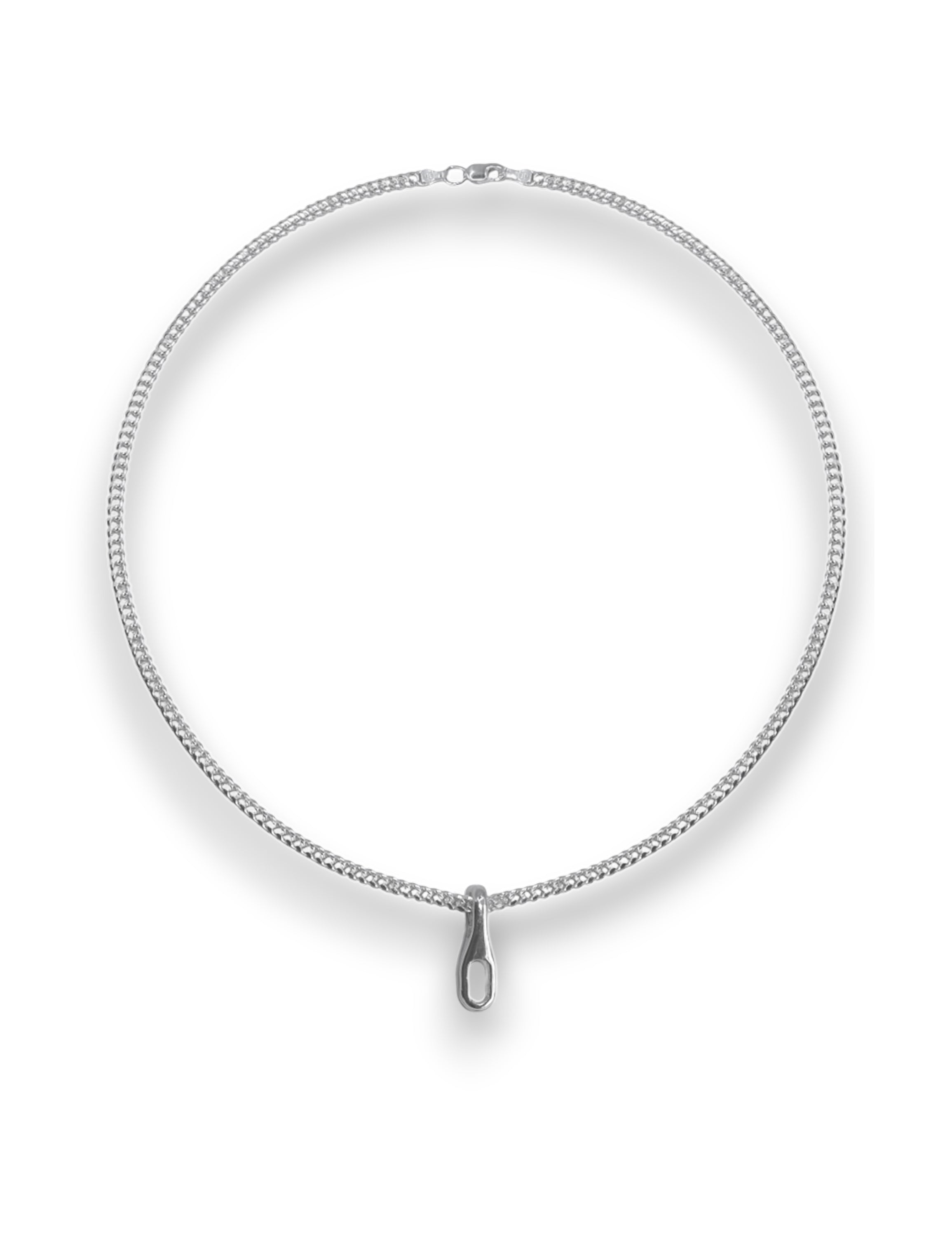 Charm wave necklace