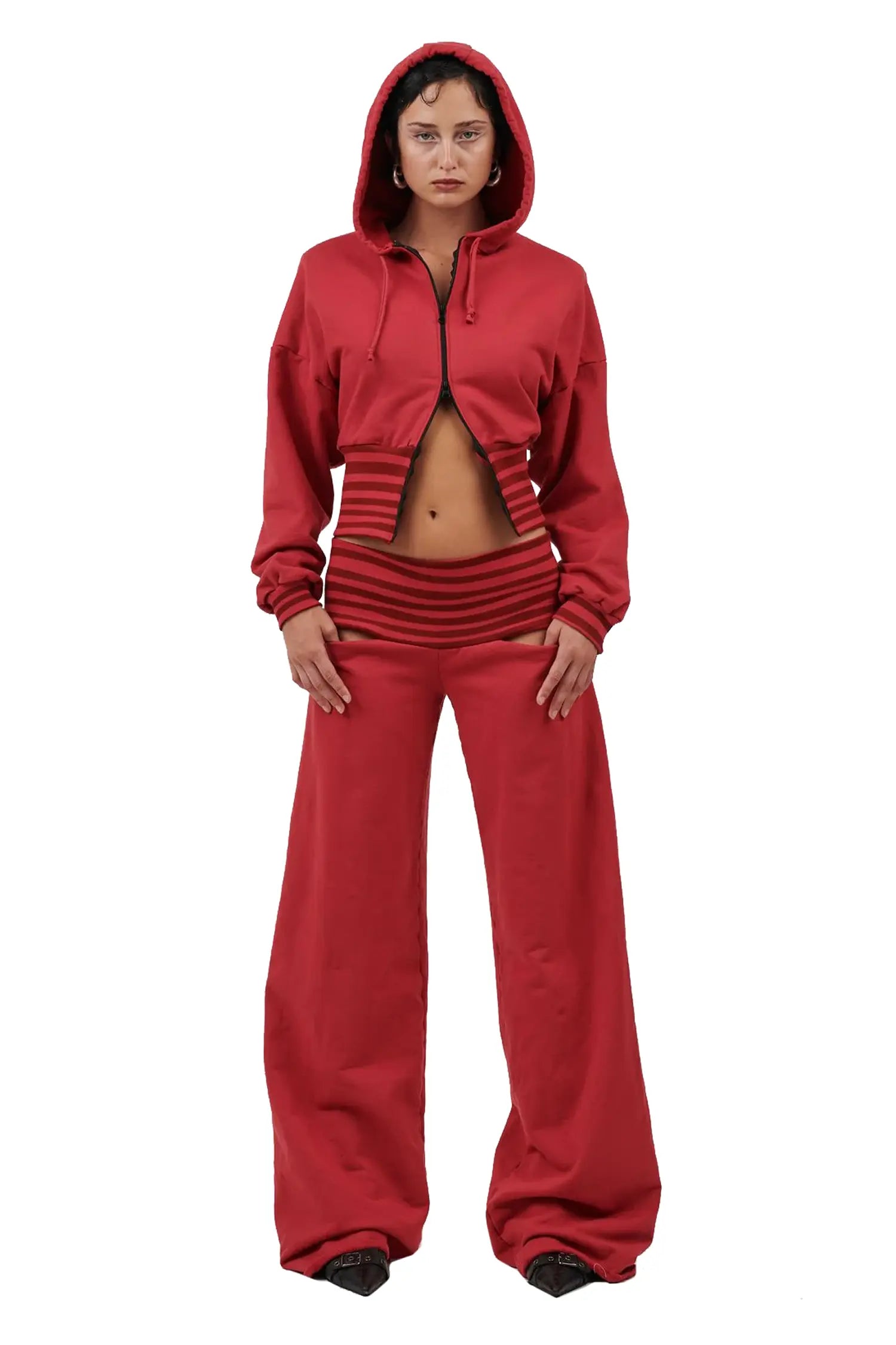 Circus pant - marone/red