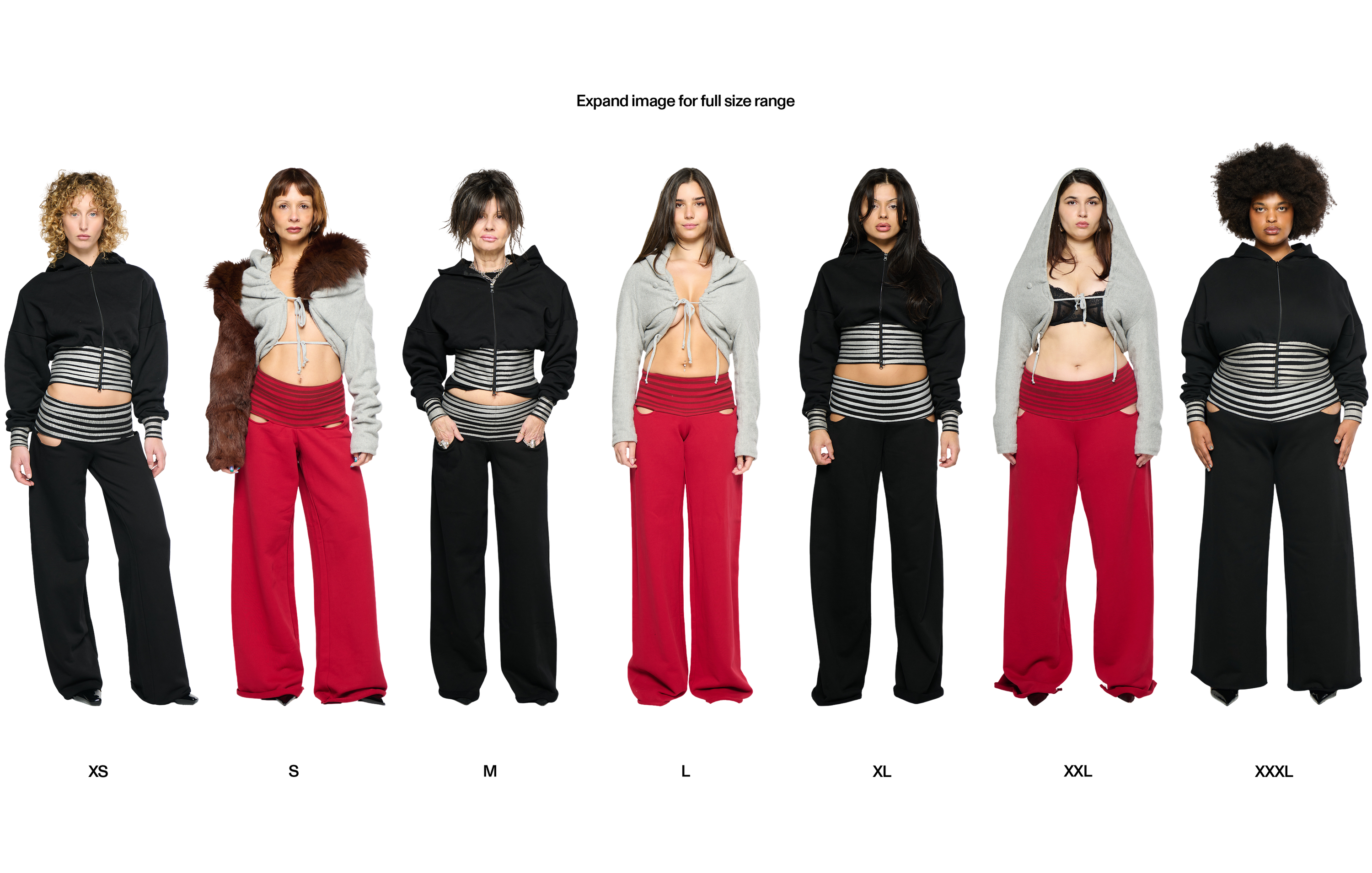 Circus pant - black/silver