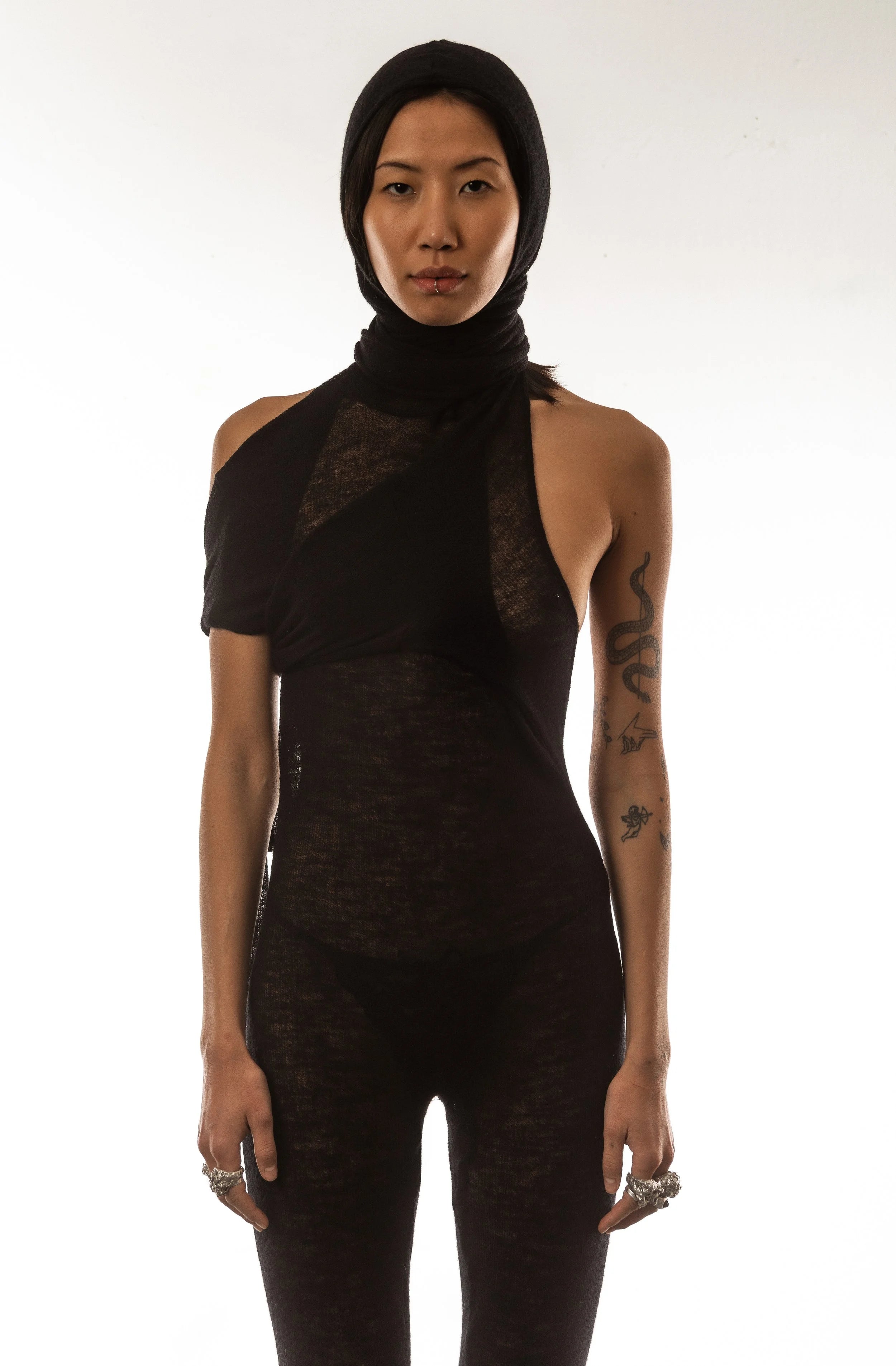 Knitted condom short