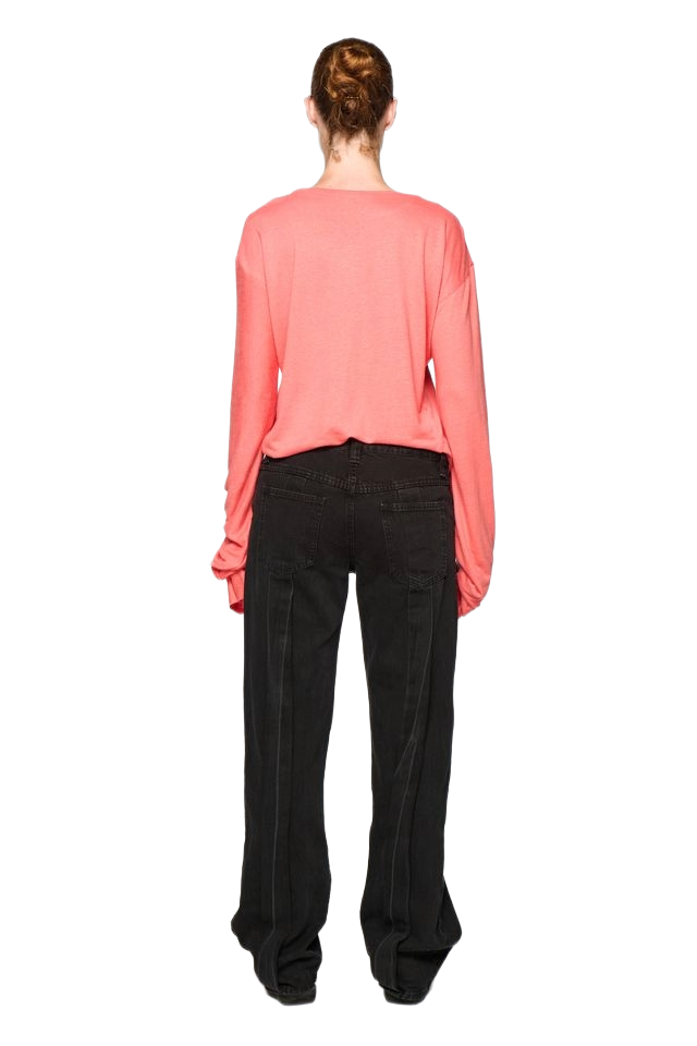 Basic long sleeve - coral