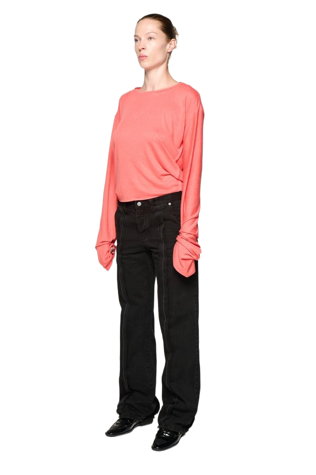 Basic long sleeve - coral