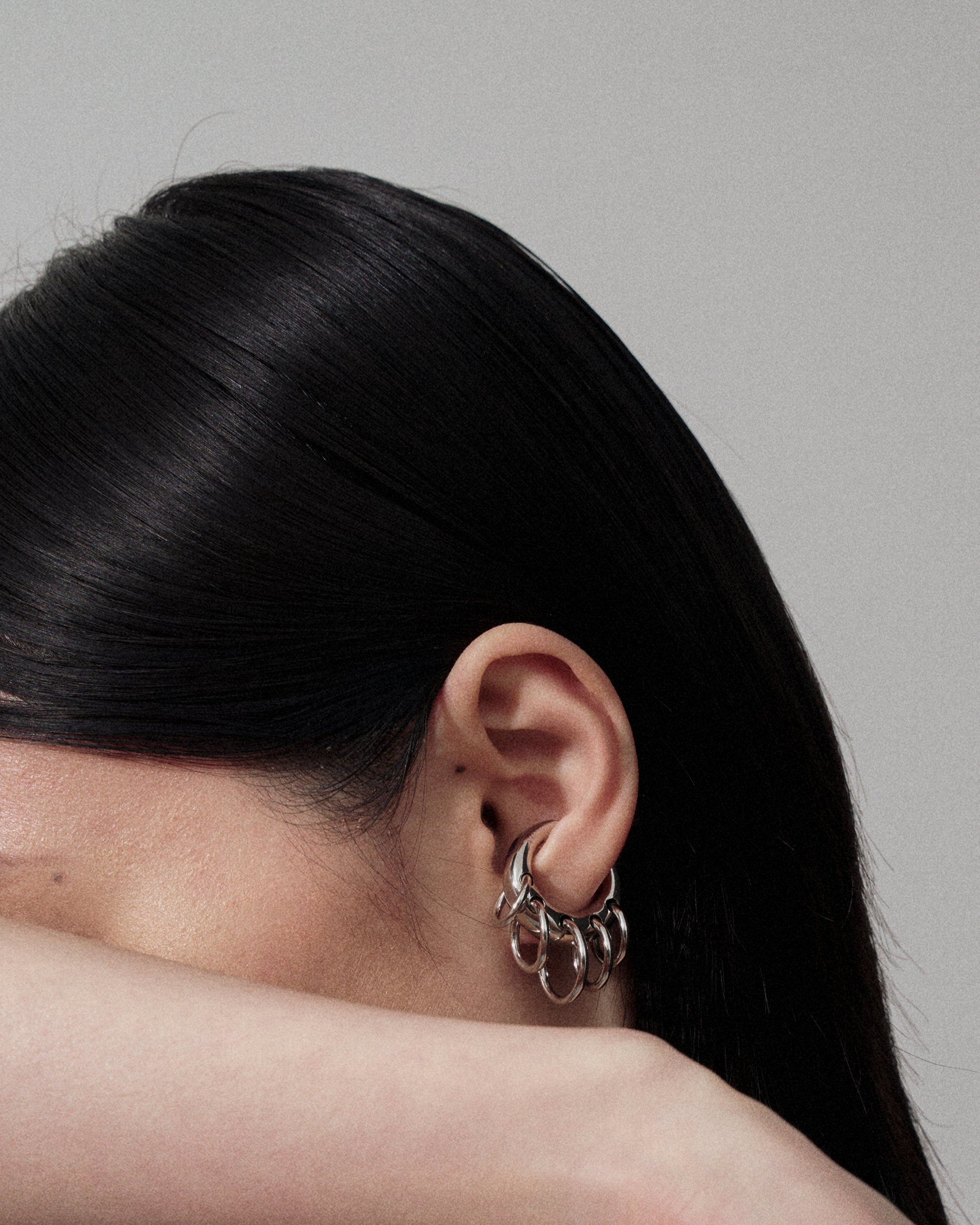 Pierced circle cuff