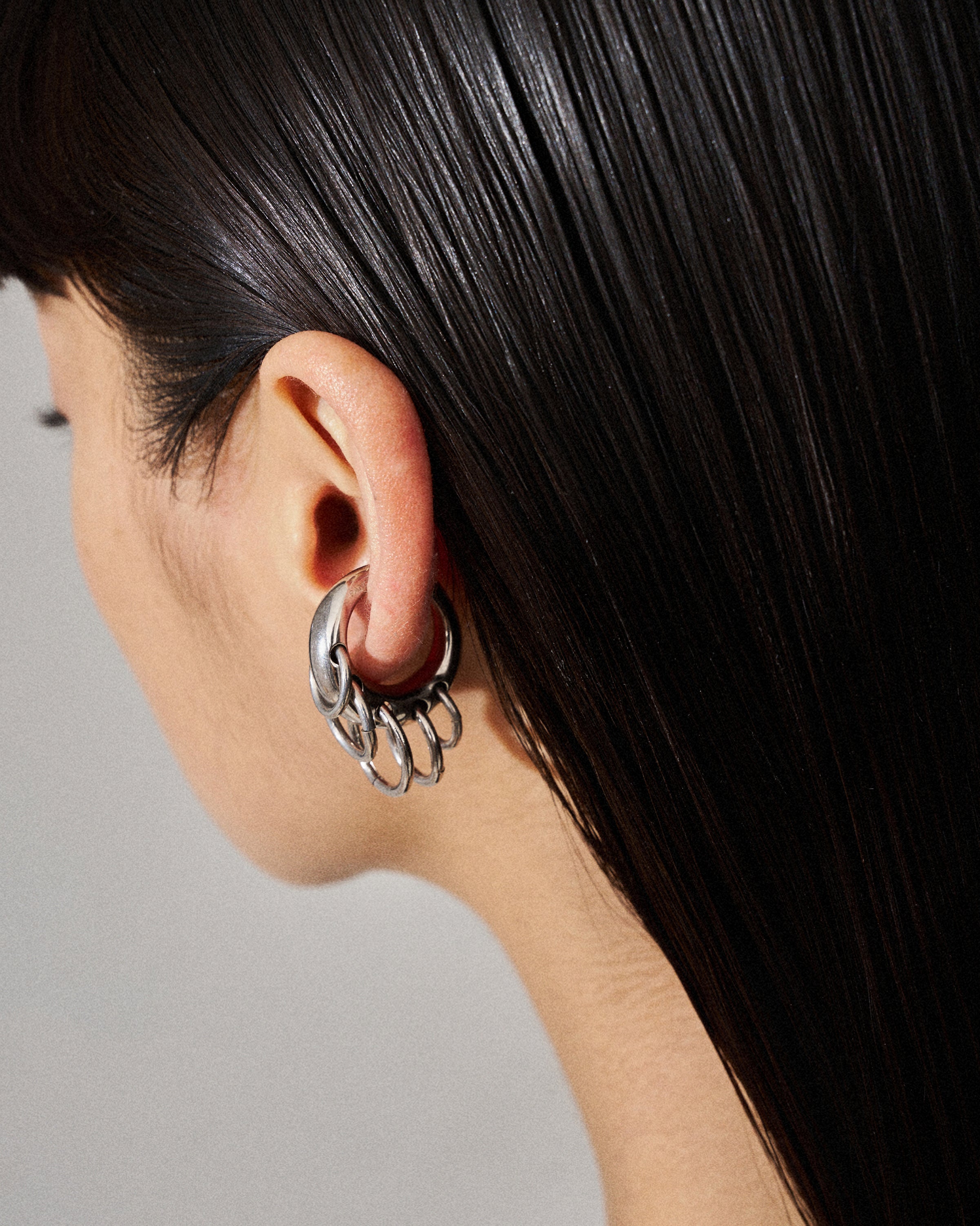 Pierced circle cuff