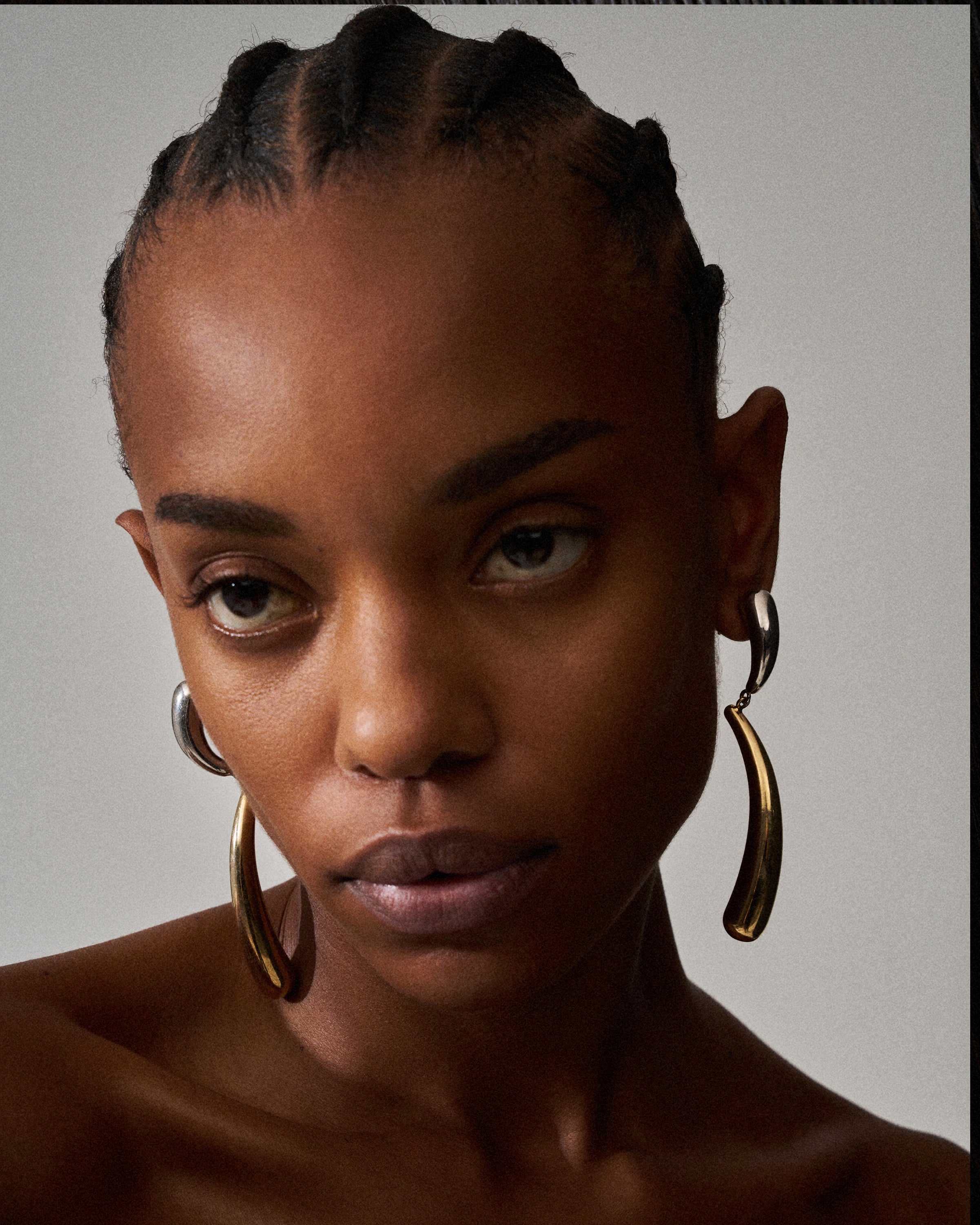 Blow up forma earrings