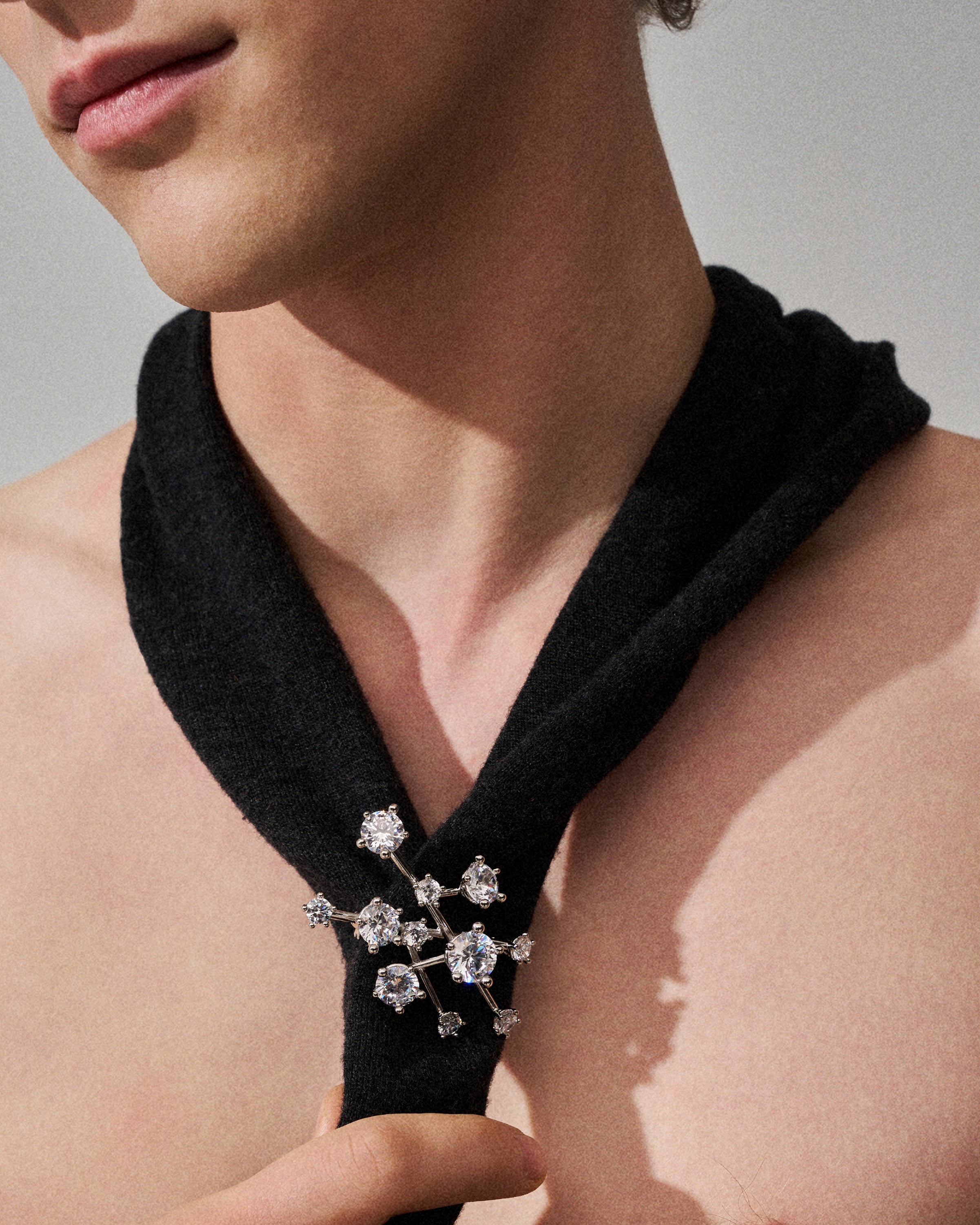 Diamanti nova brooch