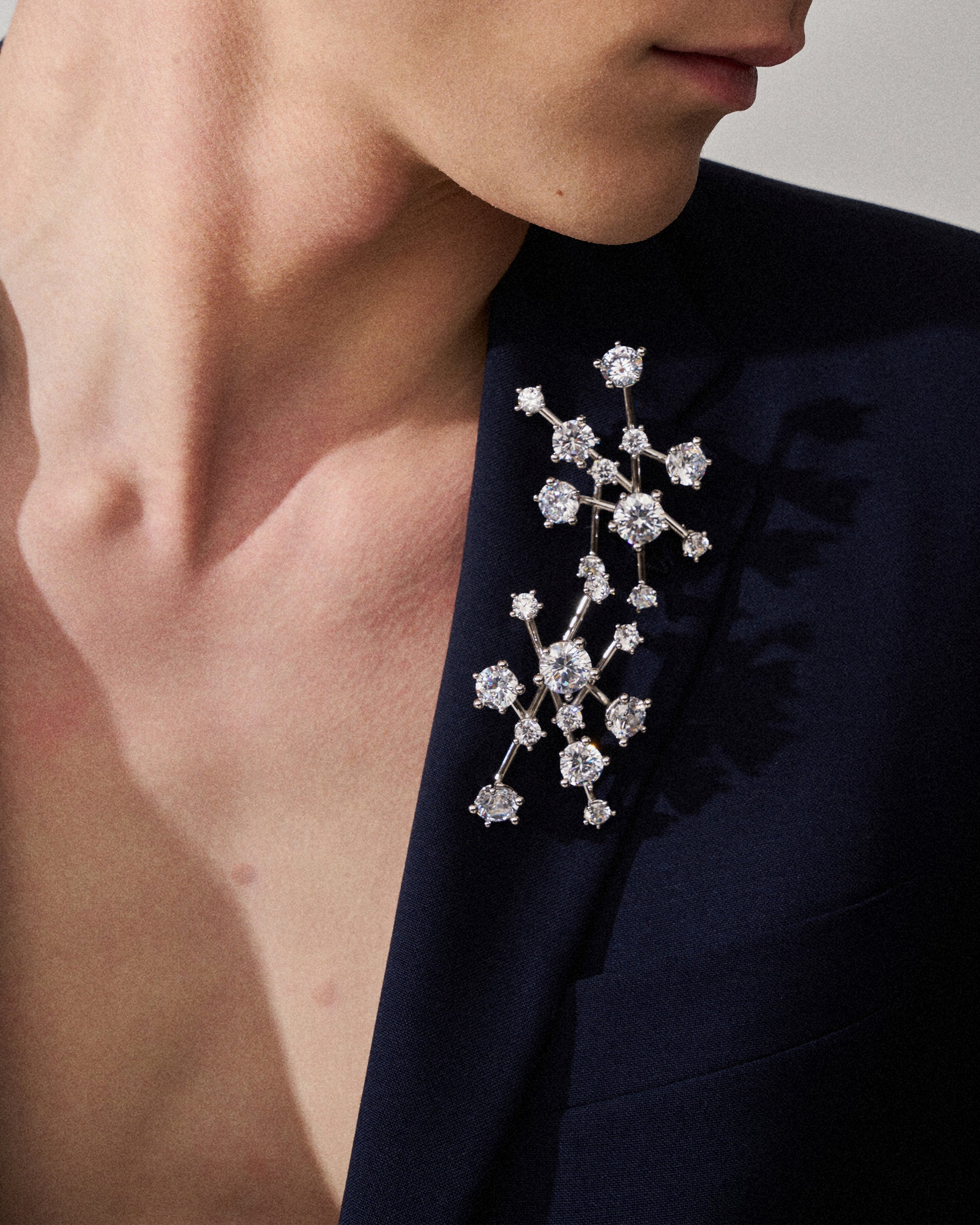 Diamanti nova brooch