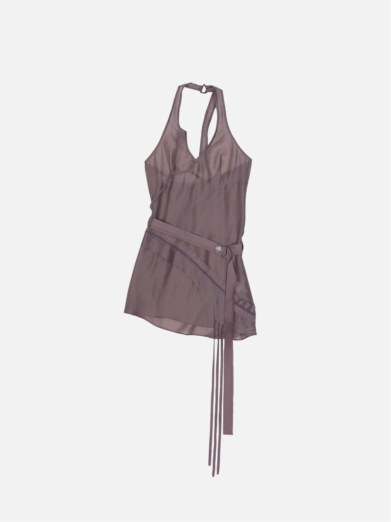 Asymmetric mini dress
