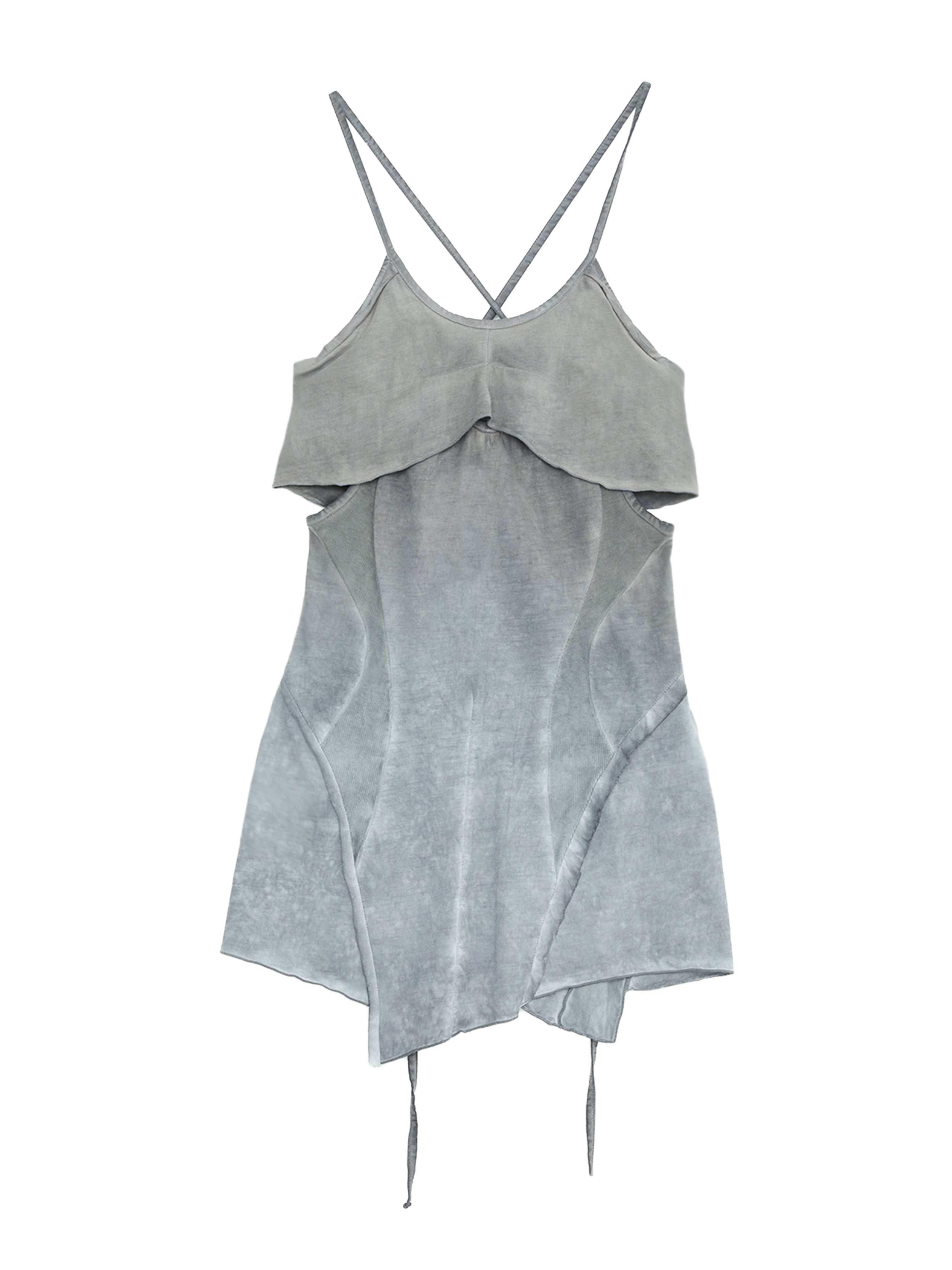 Halter mini dress
