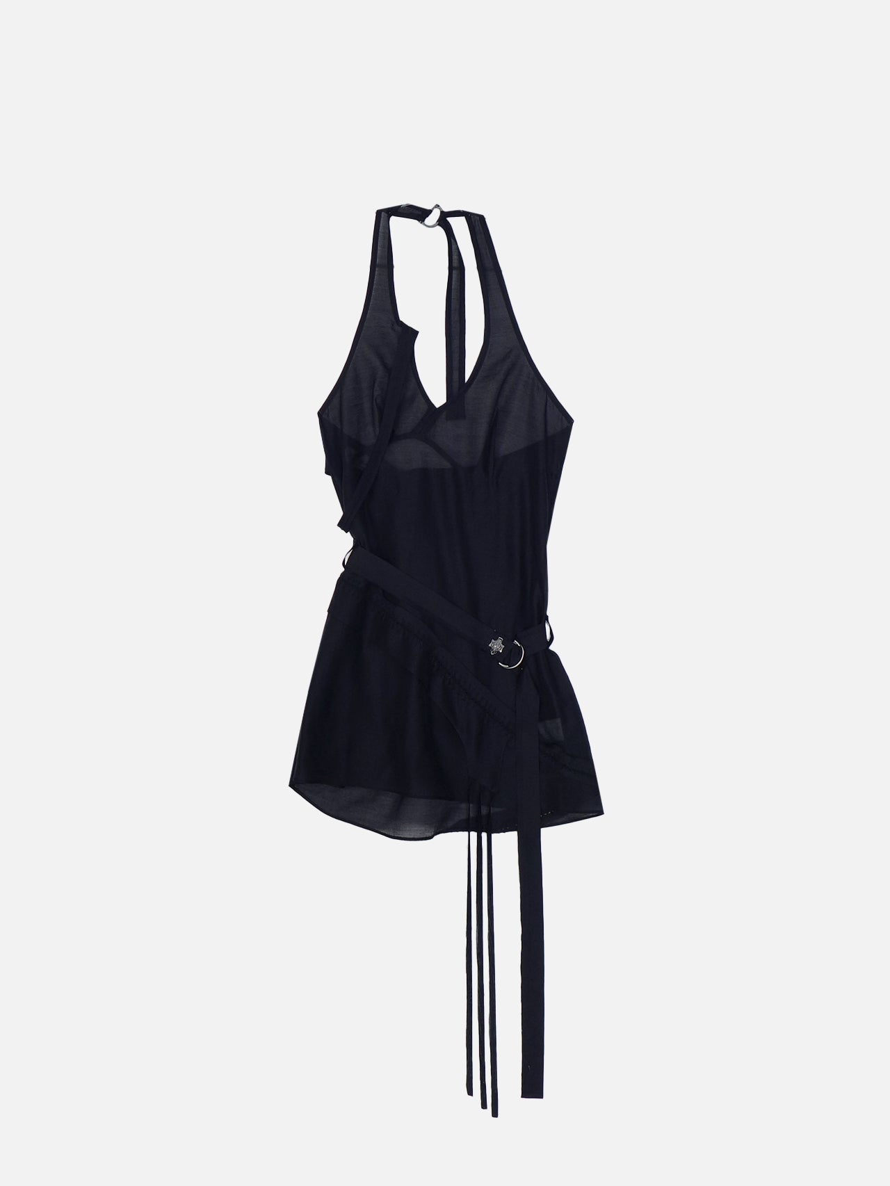 Asymmetric mini dress