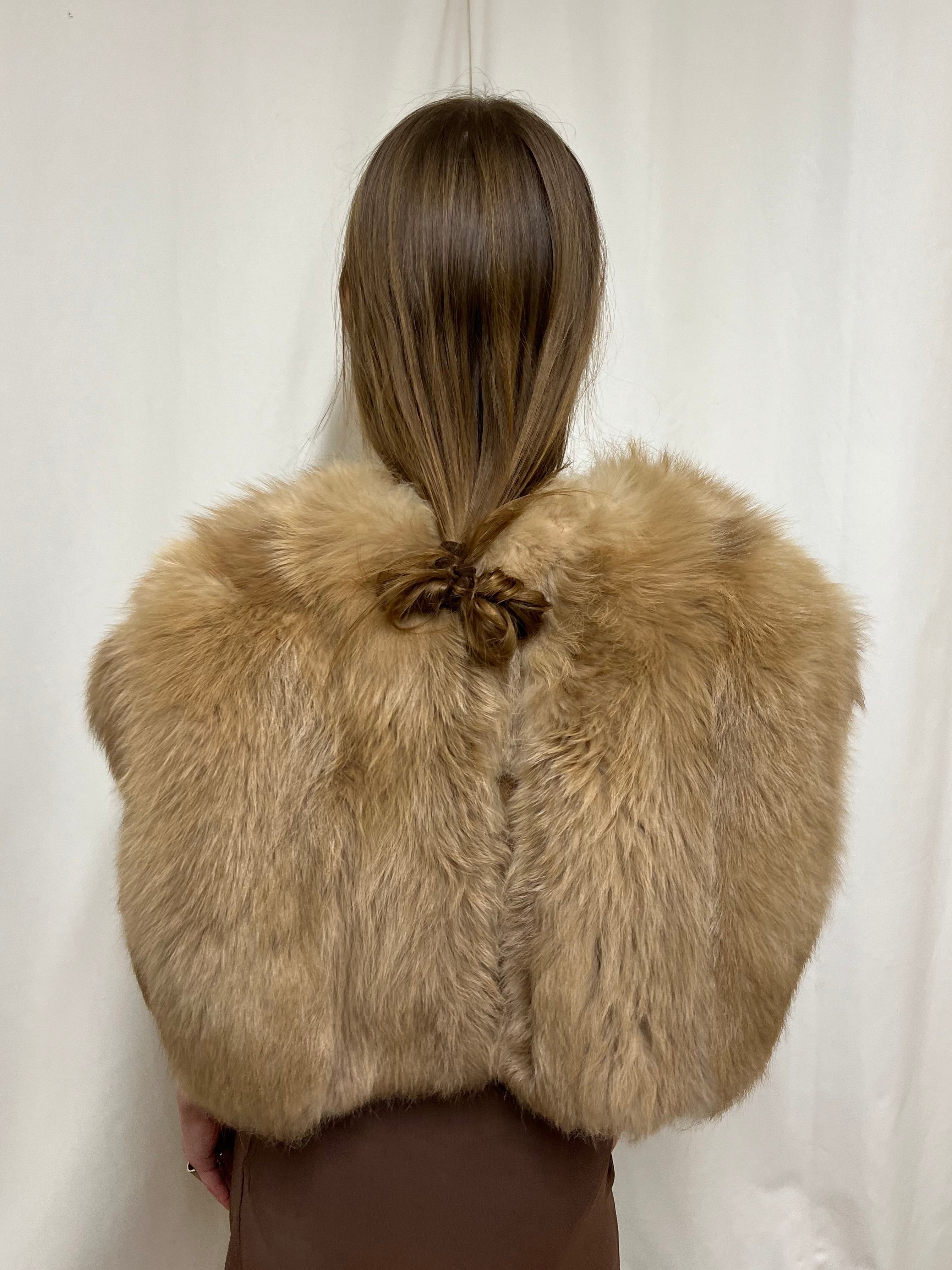 Fur shawl