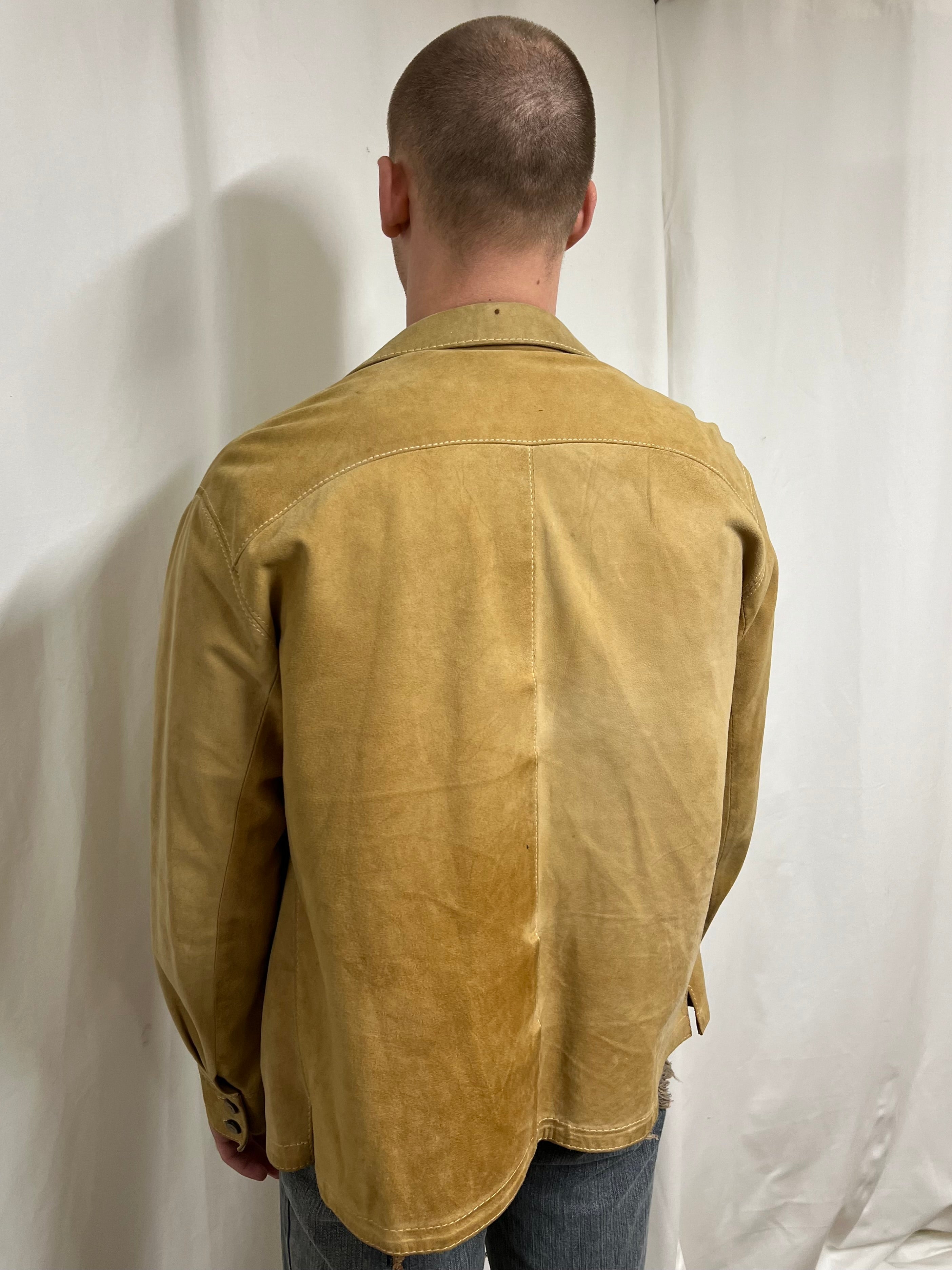 Suede overshirt