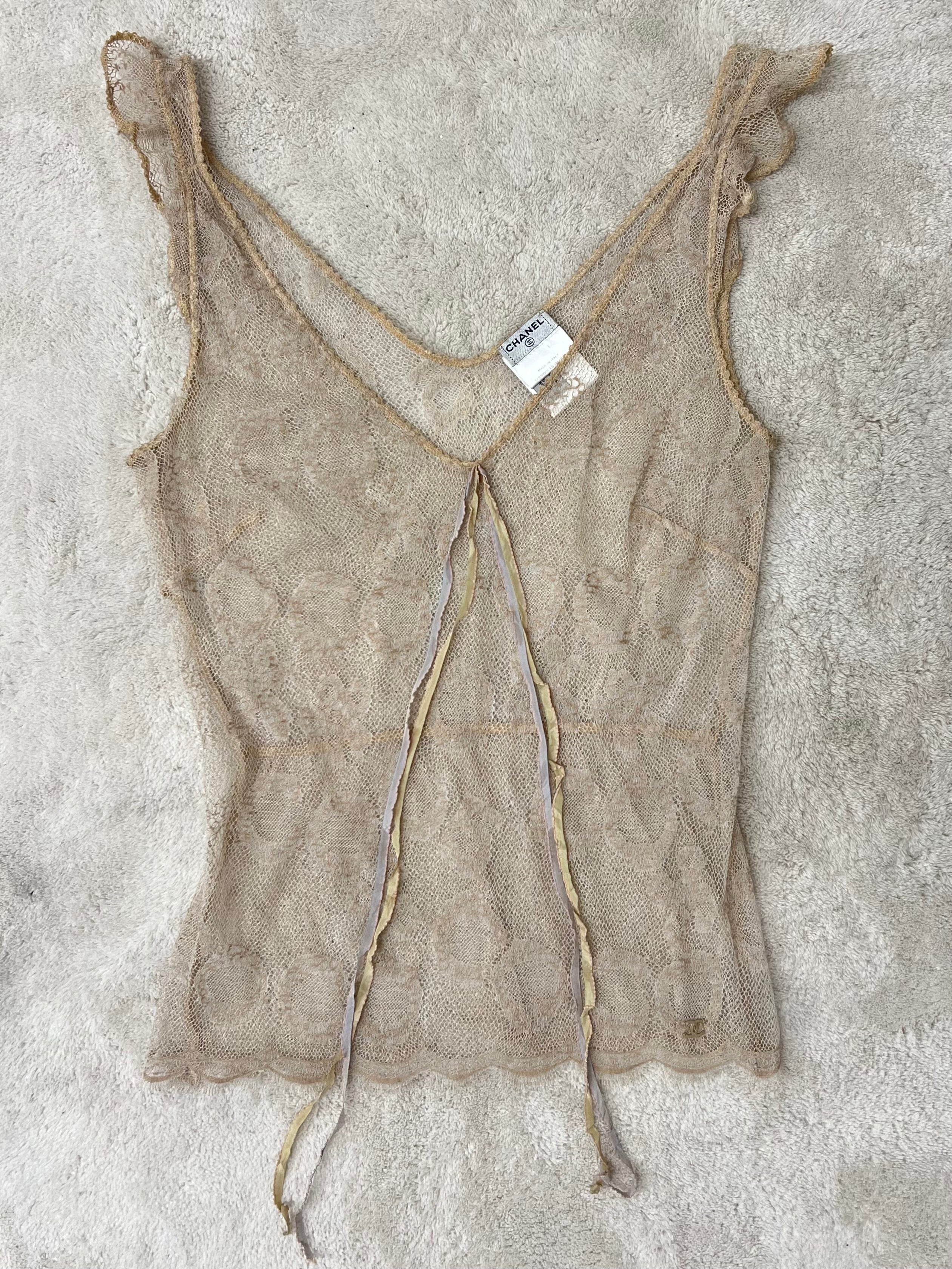 Chanel lace top