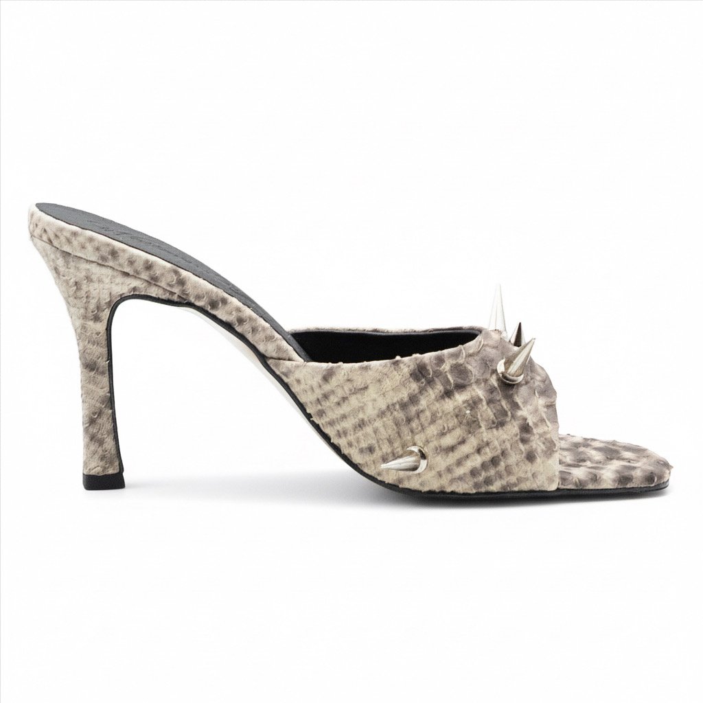 Spotlight heels in smoke