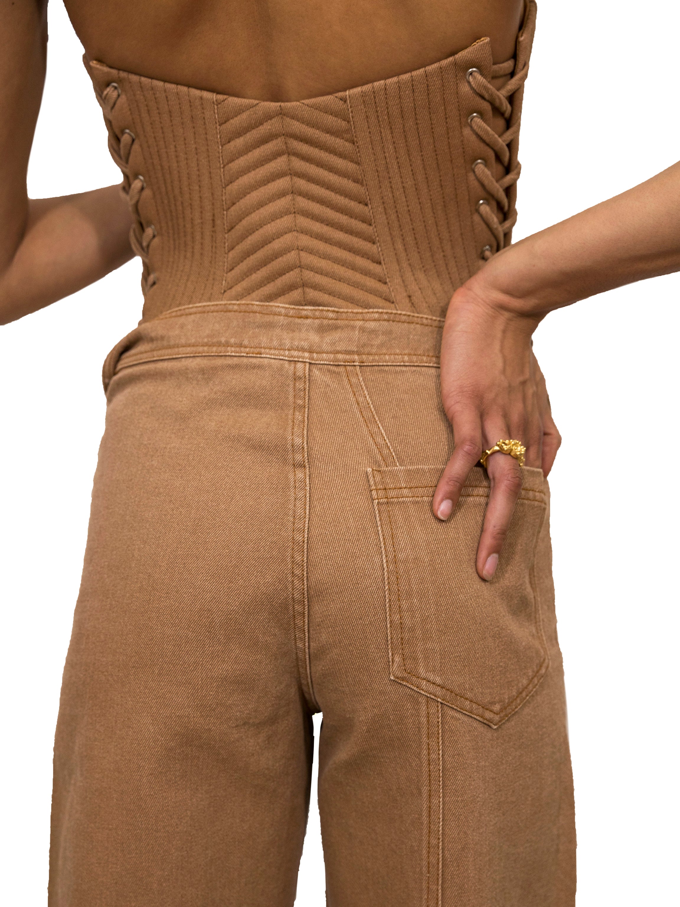 Undressing jeans