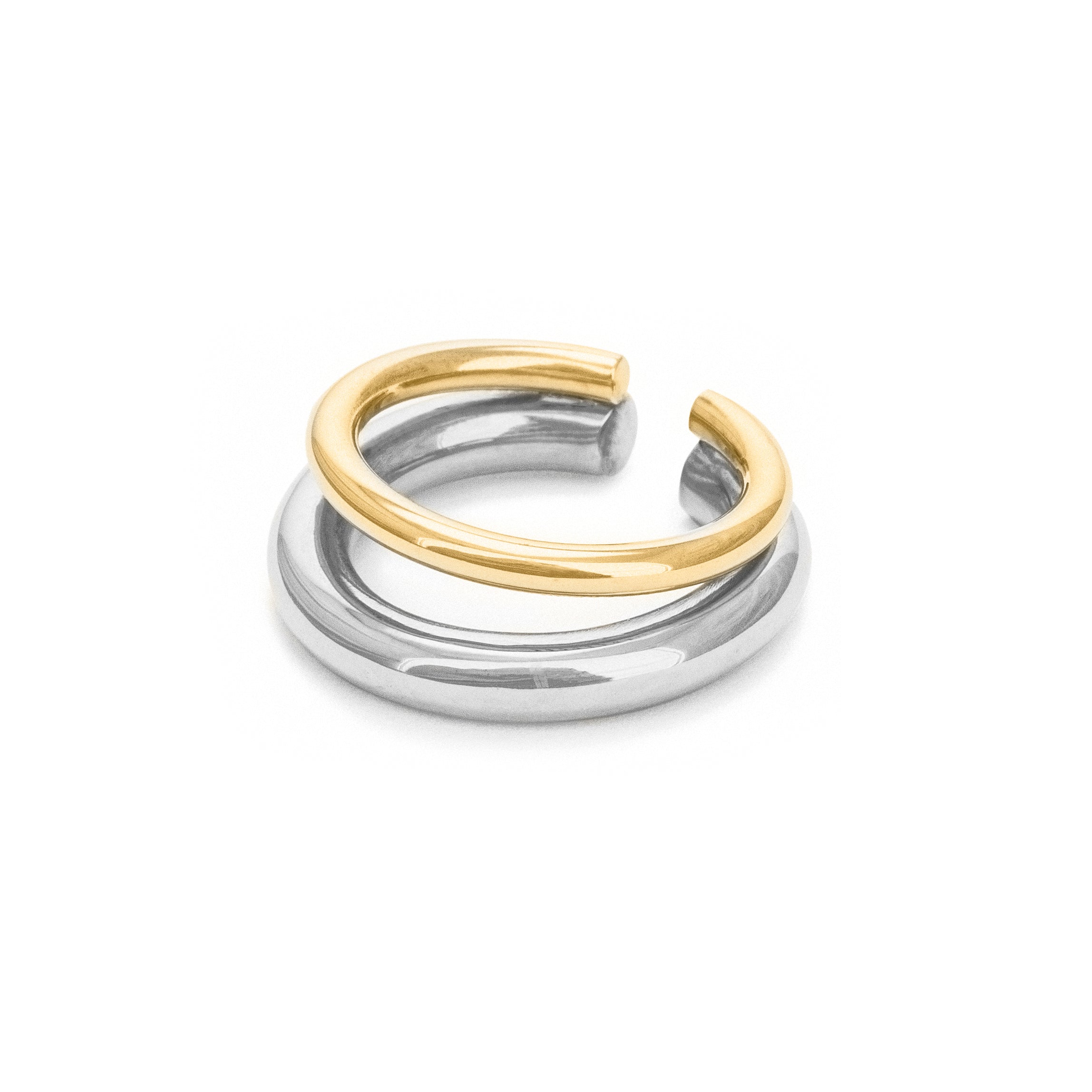 Charlotte double ear-cuff