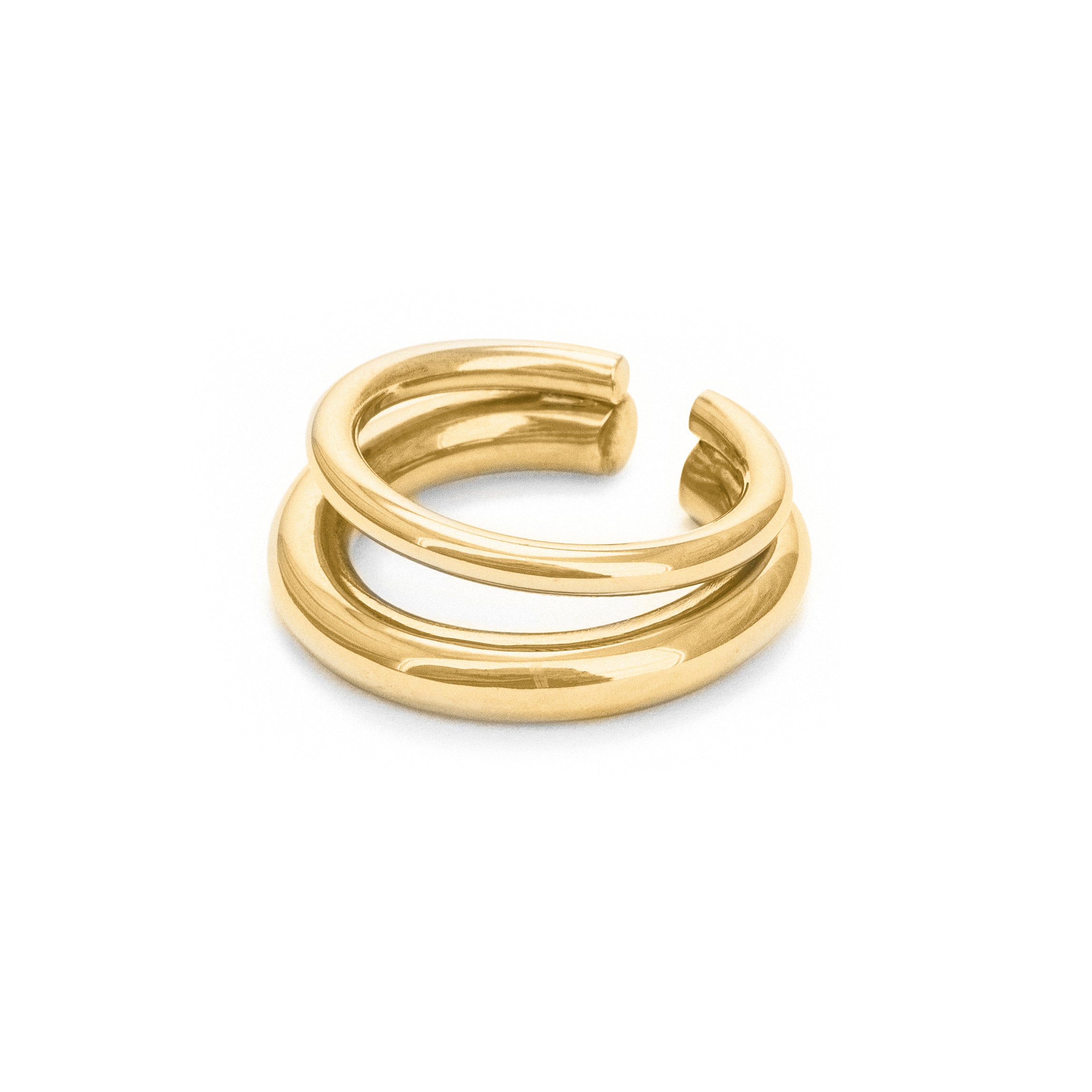 Charlotte double ear-cuff