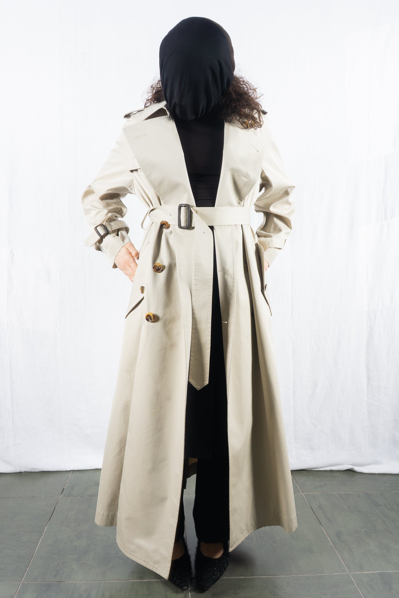 Tricot comme des garçons x 10 corso como a/w 2002 oversized trench coat