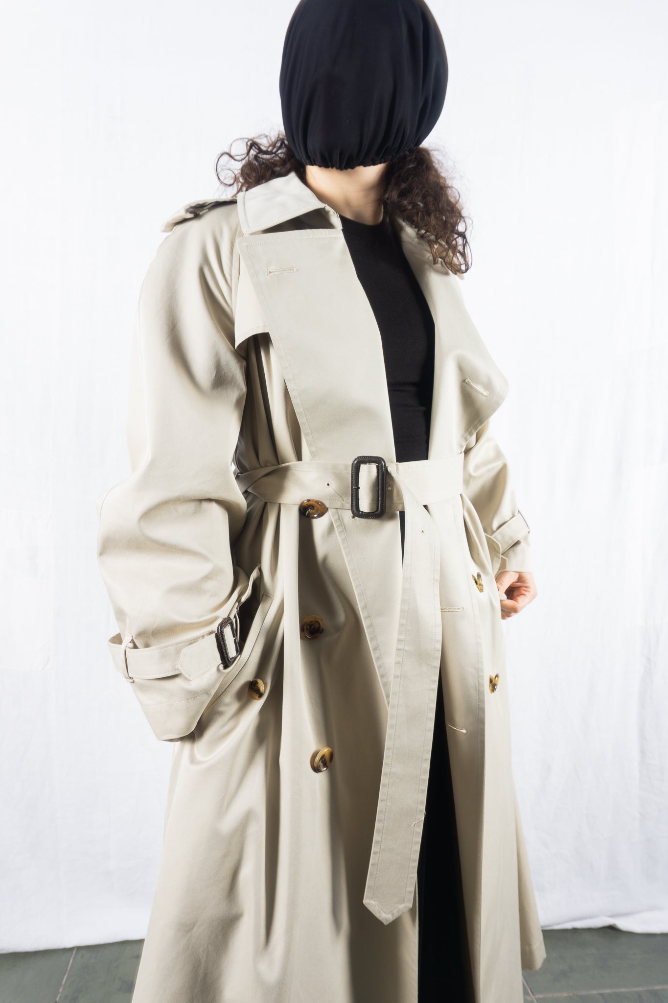 Tricot comme des garçons x 10 corso como a/w 2002 oversized trench coat