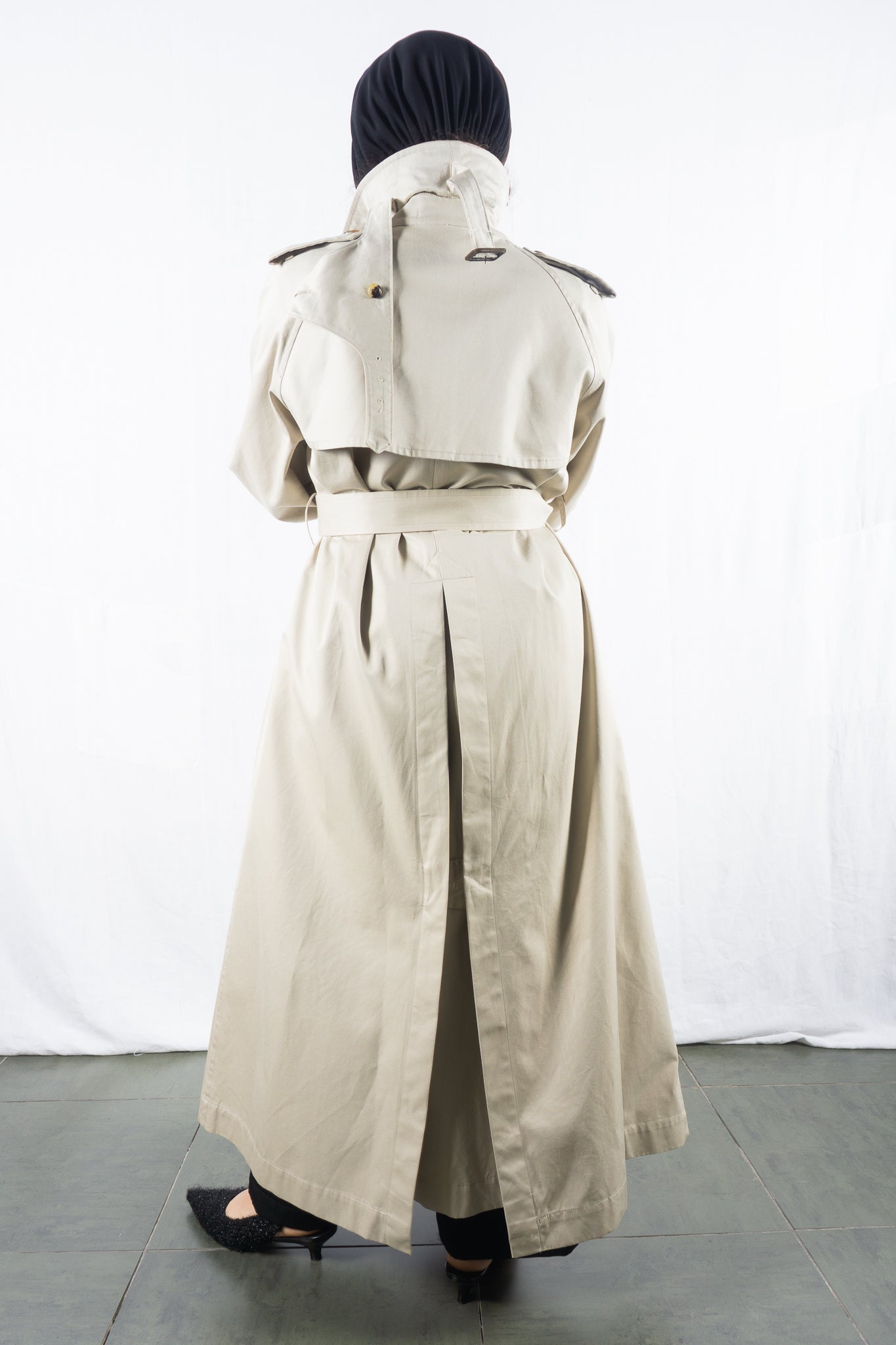 Tricot comme des garçons x 10 corso como a/w 2002 oversized trench coat