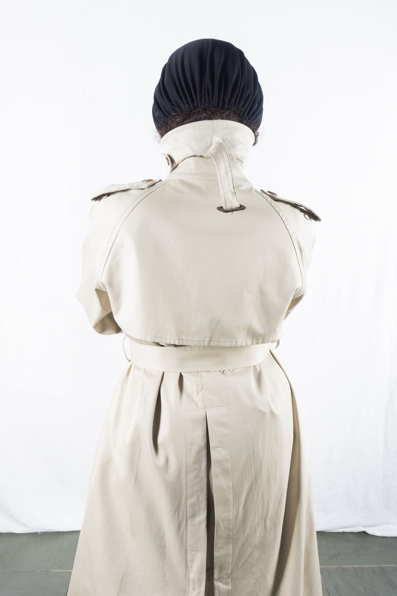 Tricot comme des garçons x 10 corso como a/w 2002 oversized trench coat