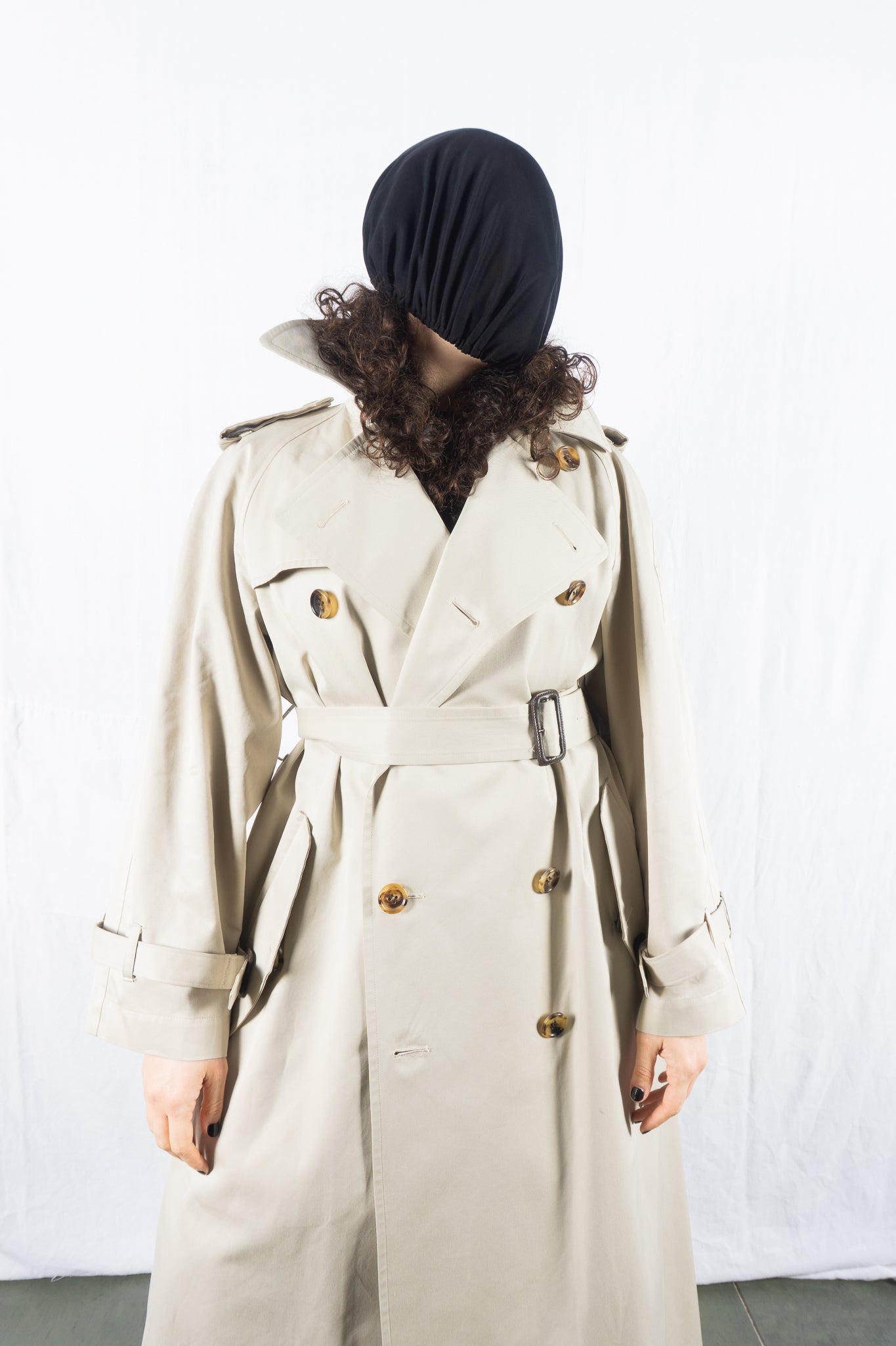 Tricot comme des garçons x 10 corso como a/w 2002 oversized trench coat