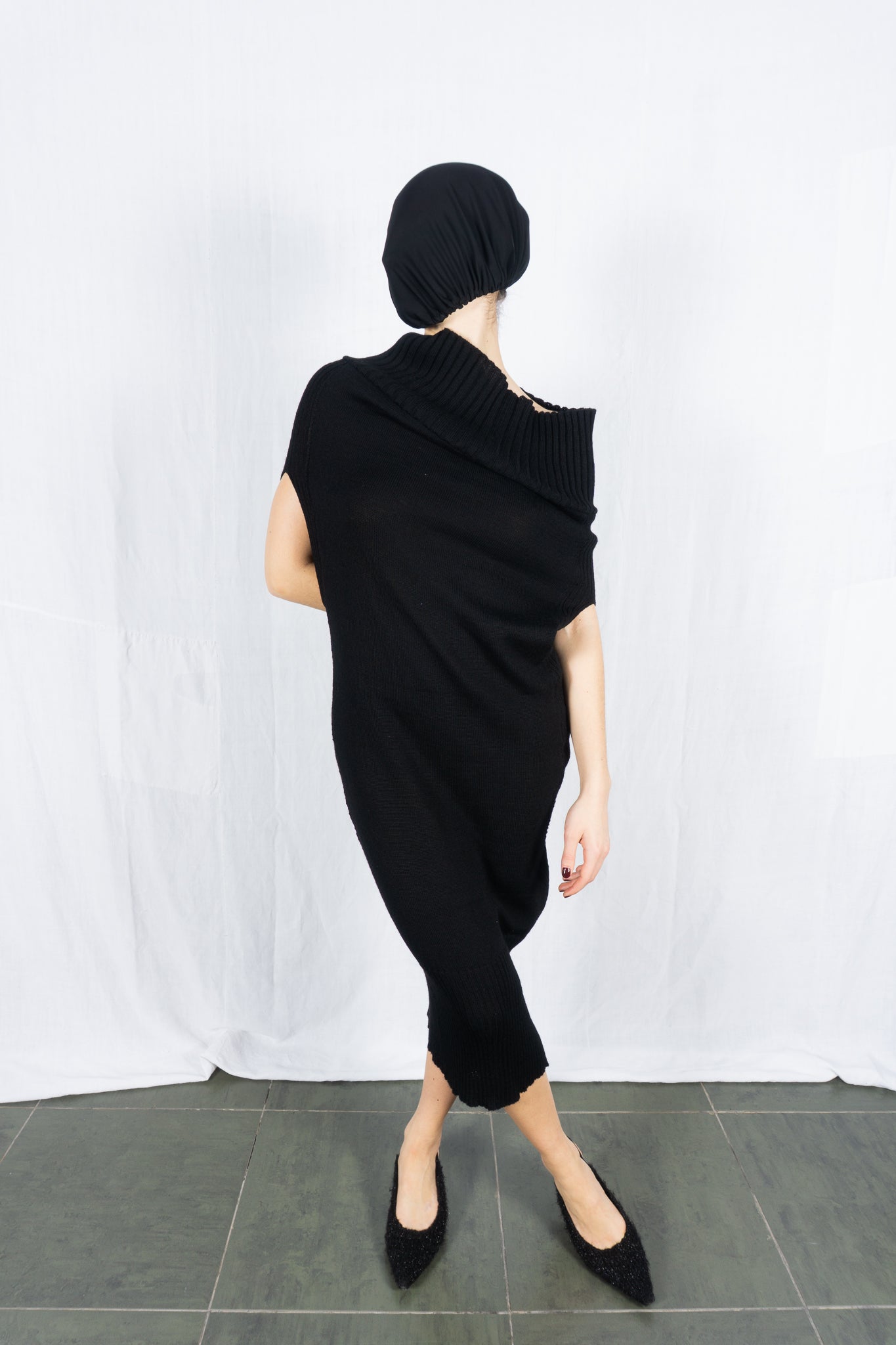Y's yohji yamamoto a/w 2006 sleeveless wool dress