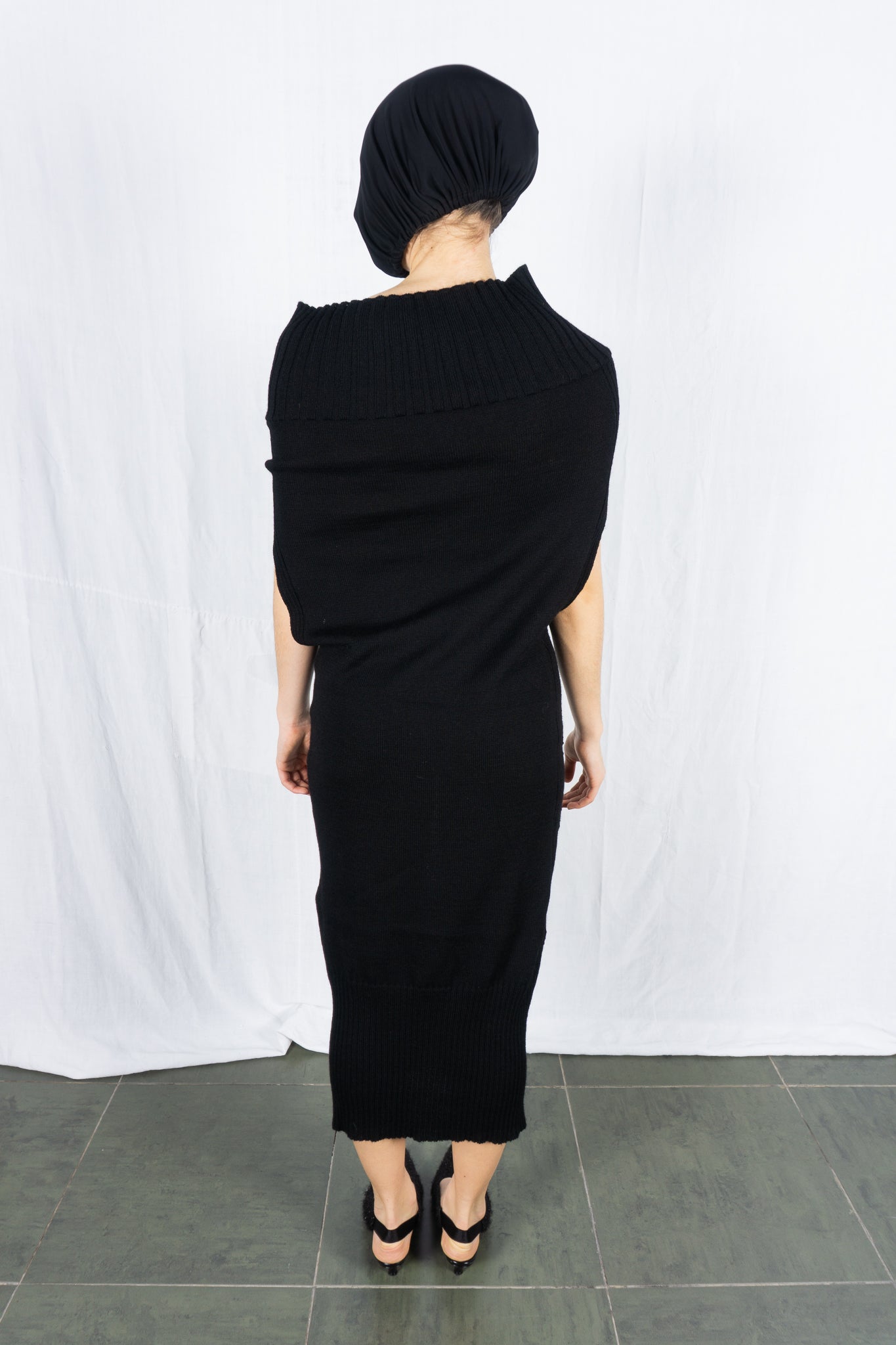Y's yohji yamamoto a/w 2006 sleeveless wool dress