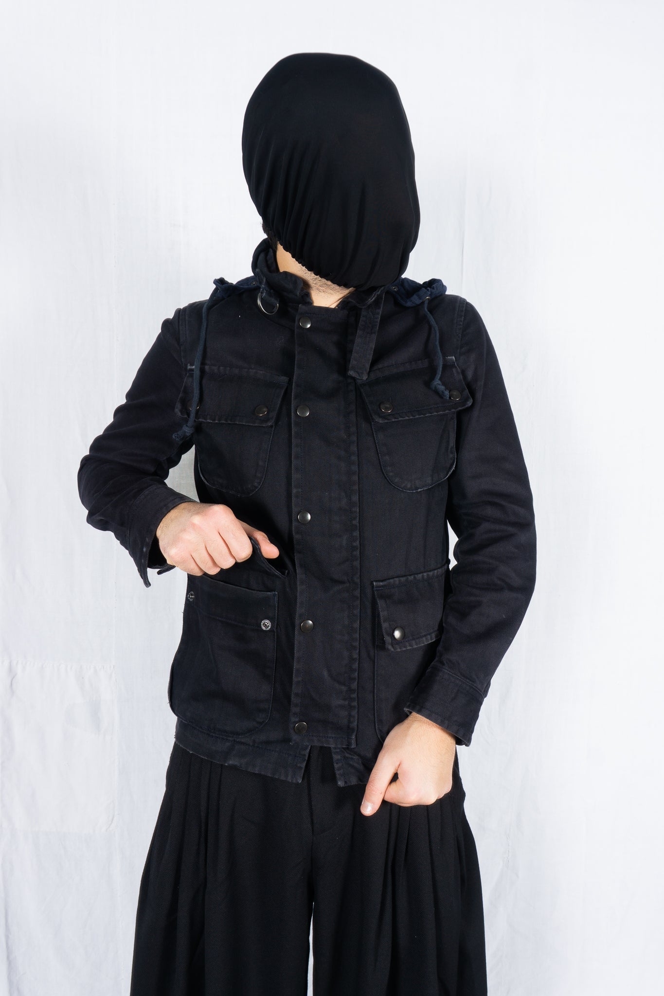 Comme des garçons homme a/w 2008 multi-pocket jacket
