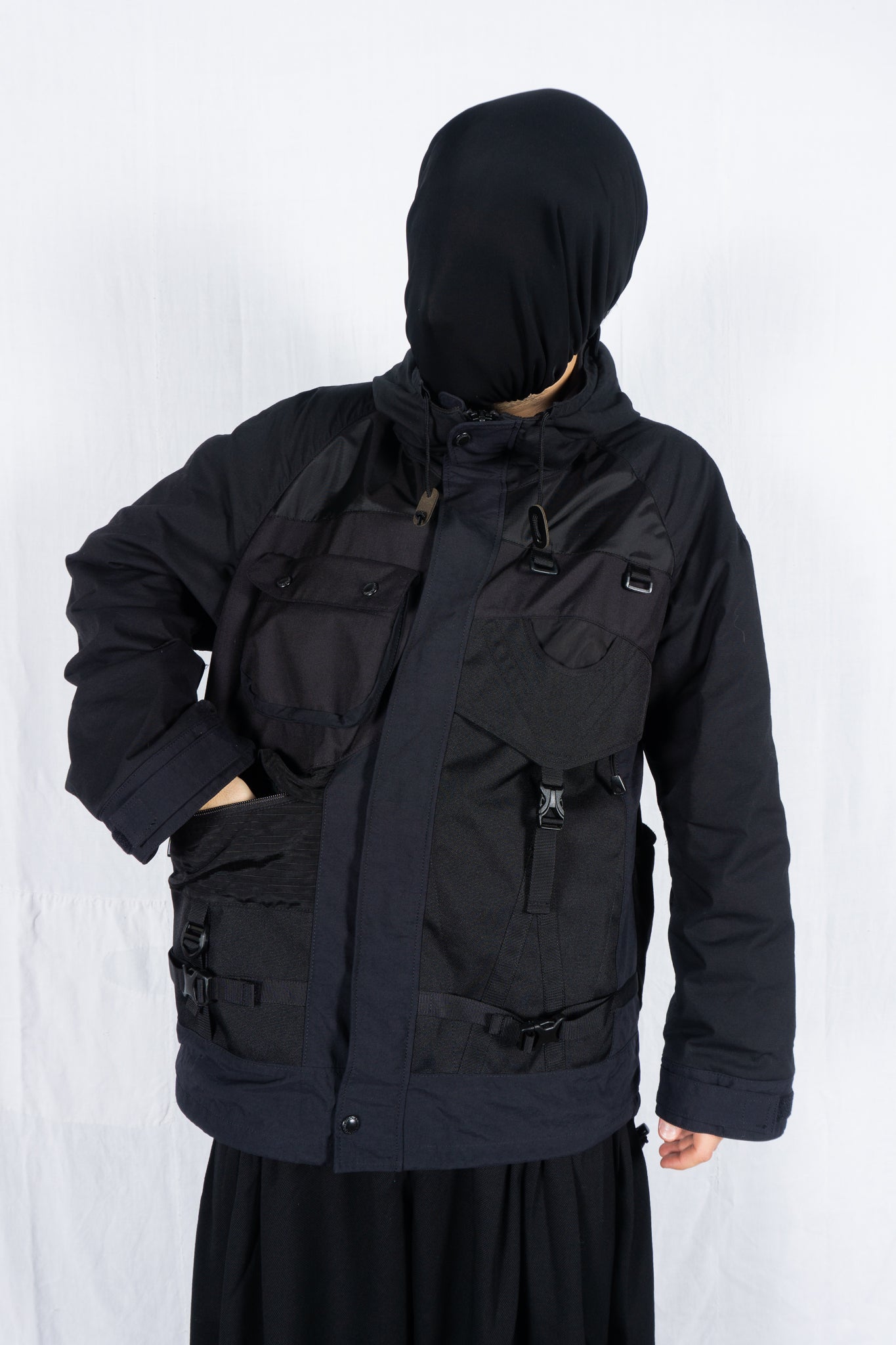 Junya watanabe man a/w 2023 hybrid backpack jacket