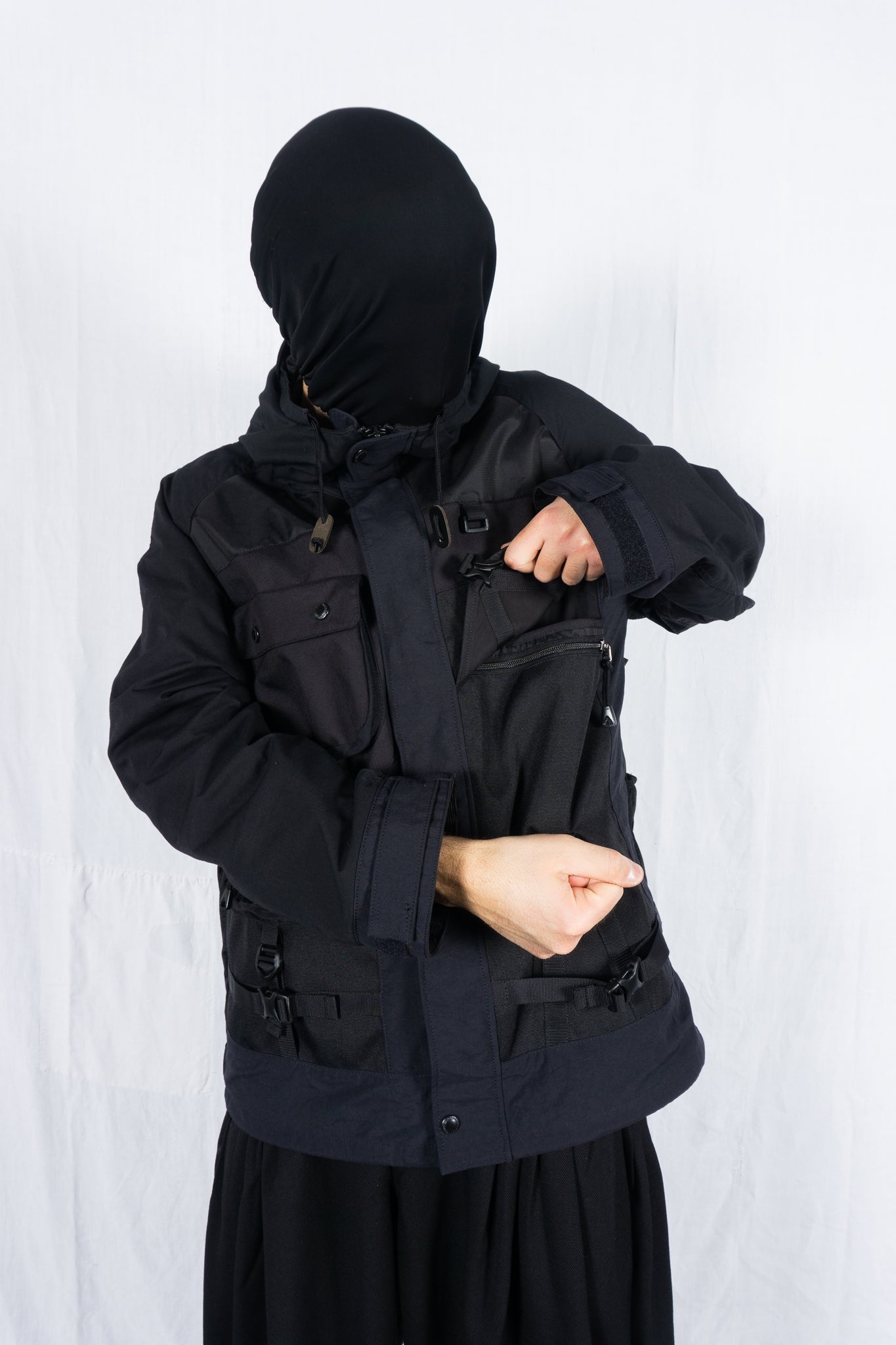 Junya watanabe man a/w 2023 hybrid backpack jacket