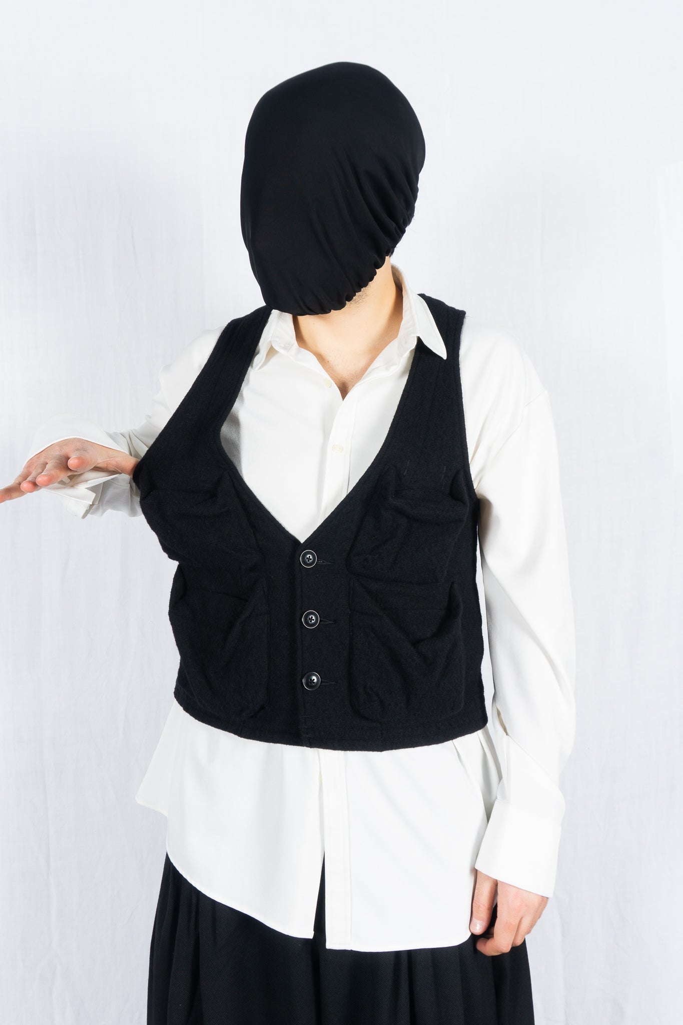Number (n)ine 2000s multi-pocket wool vest