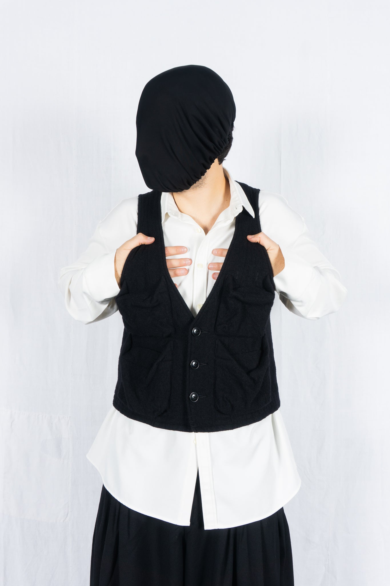 Number (n)ine 2000s multi-pocket wool vest