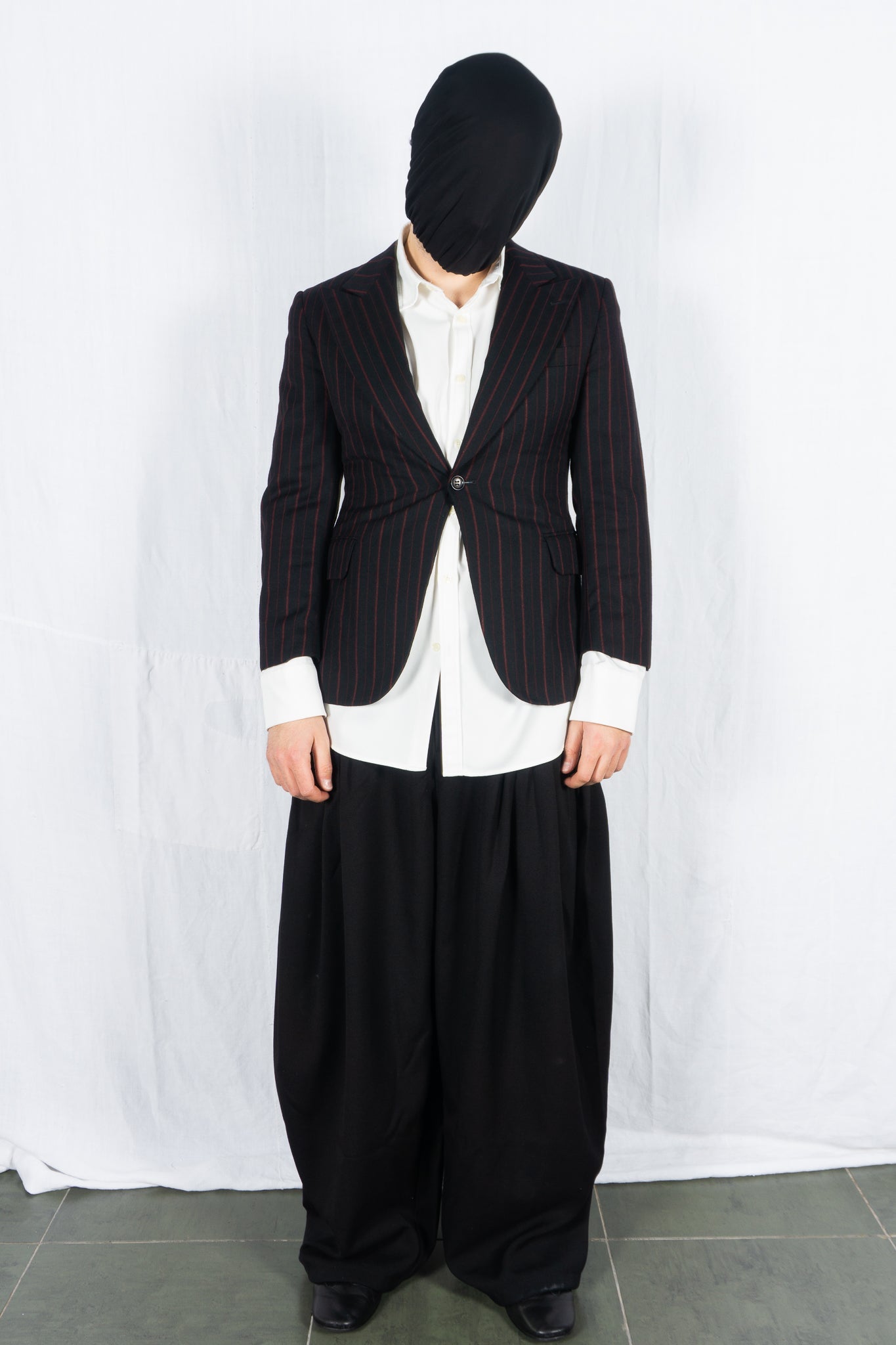 Junya watanabe man a/w 2004 red striped jacket