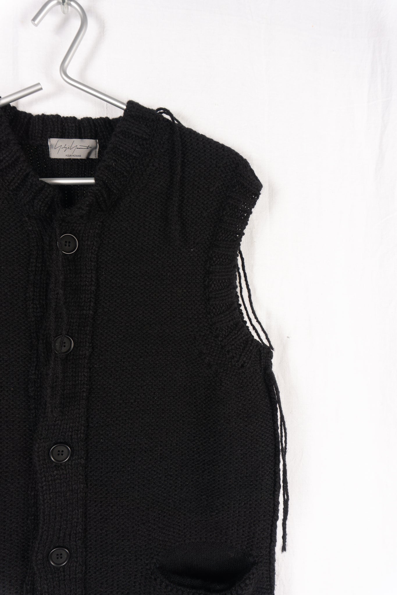 Yohji yamamoto pour homme a/w 2017 wool vest