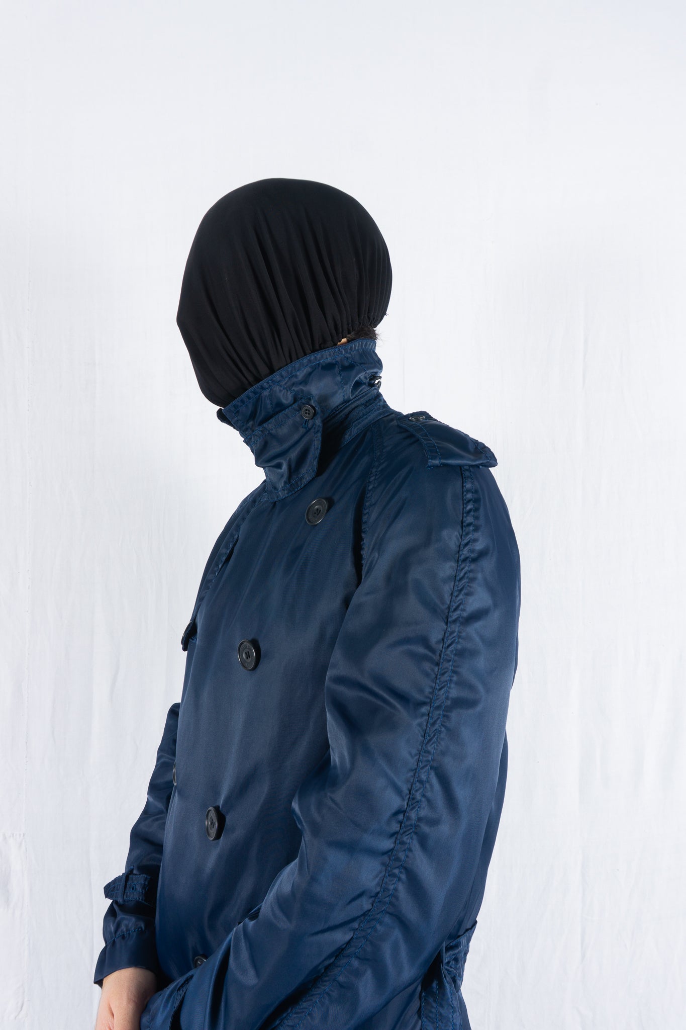 Junya watanabe man x aquascutum a/w 2005 double-breasted trench coat