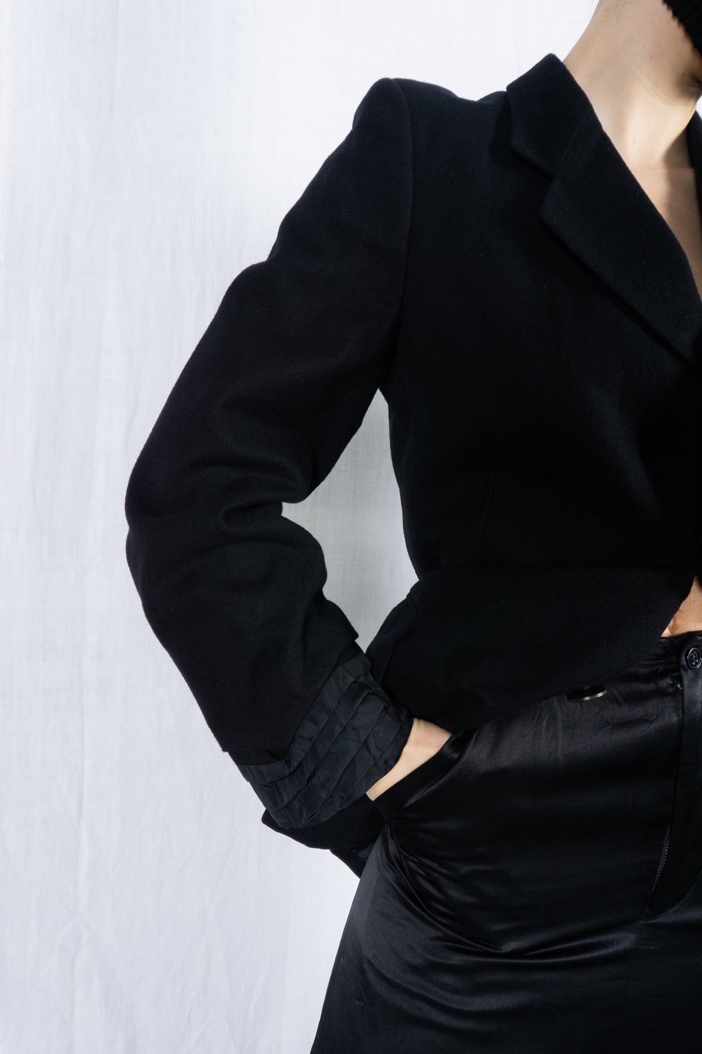 Comme des garçons a/w 1992 rolled sleeves jacket