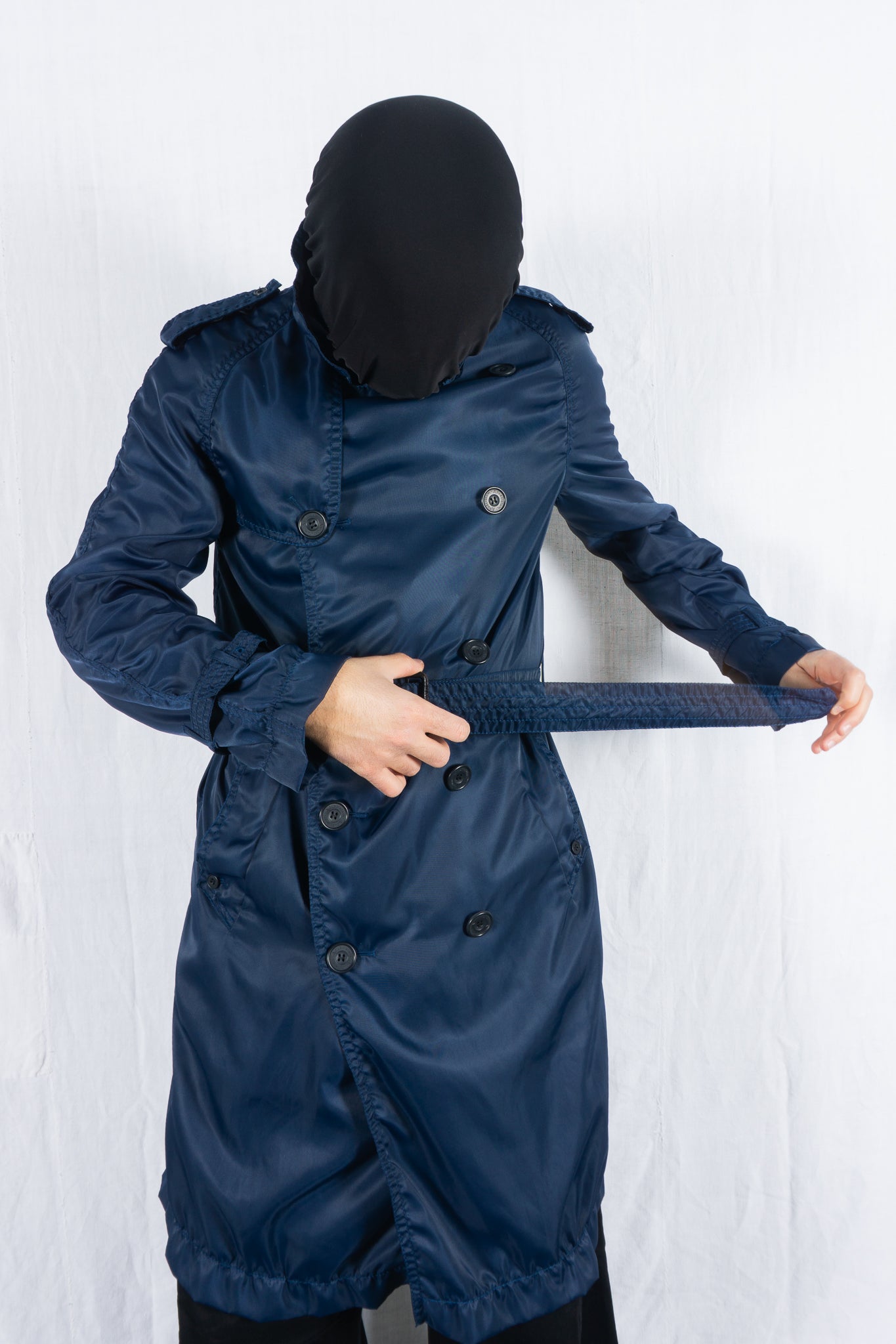 Junya watanabe man x aquascutum a/w 2005 double-breasted trench coat