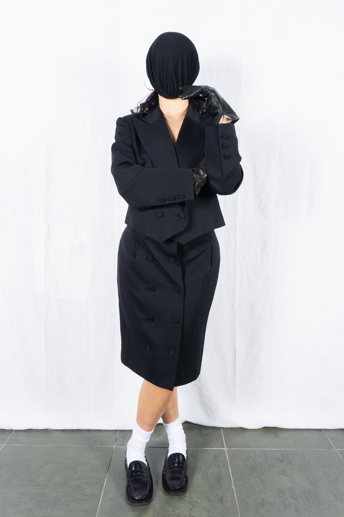 I.s. issey miyake sport 1980s wool suit