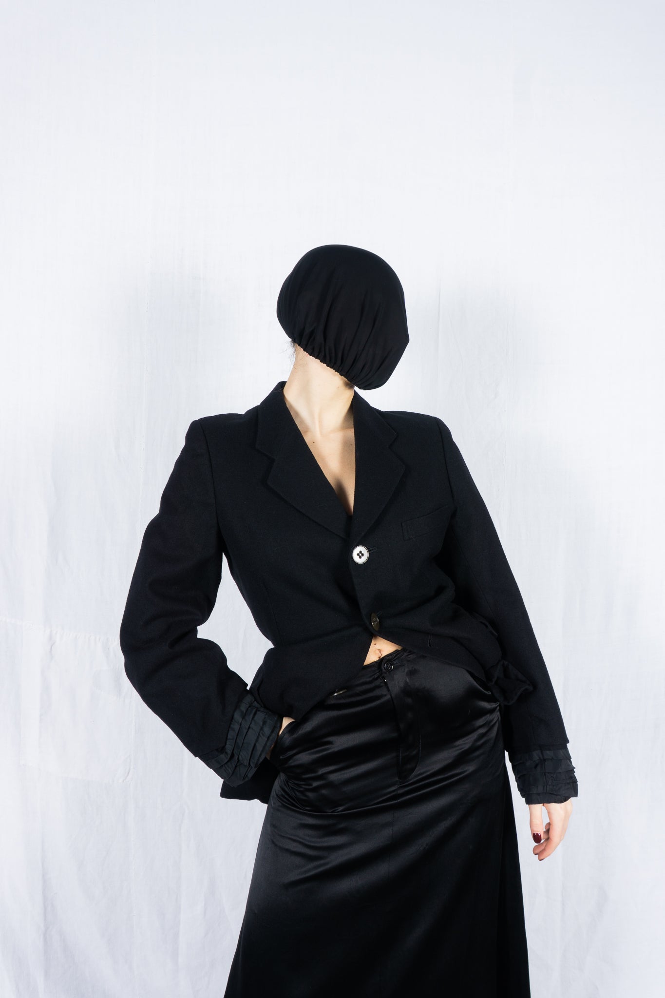 Comme des garçons a/w 1992 rolled sleeves jacket