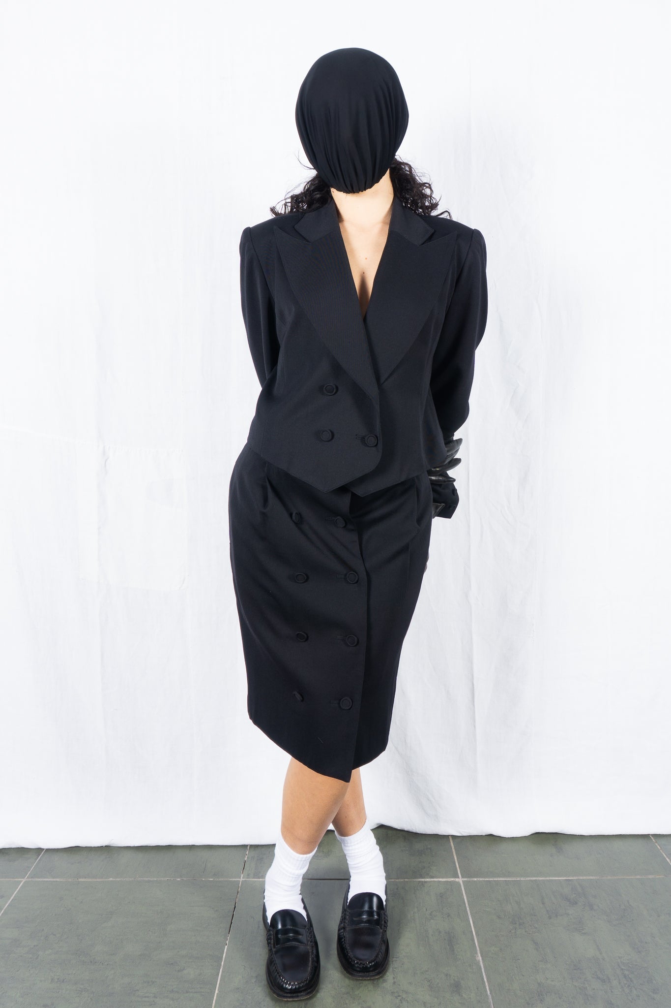 I.s. issey miyake sport 1980s wool suit